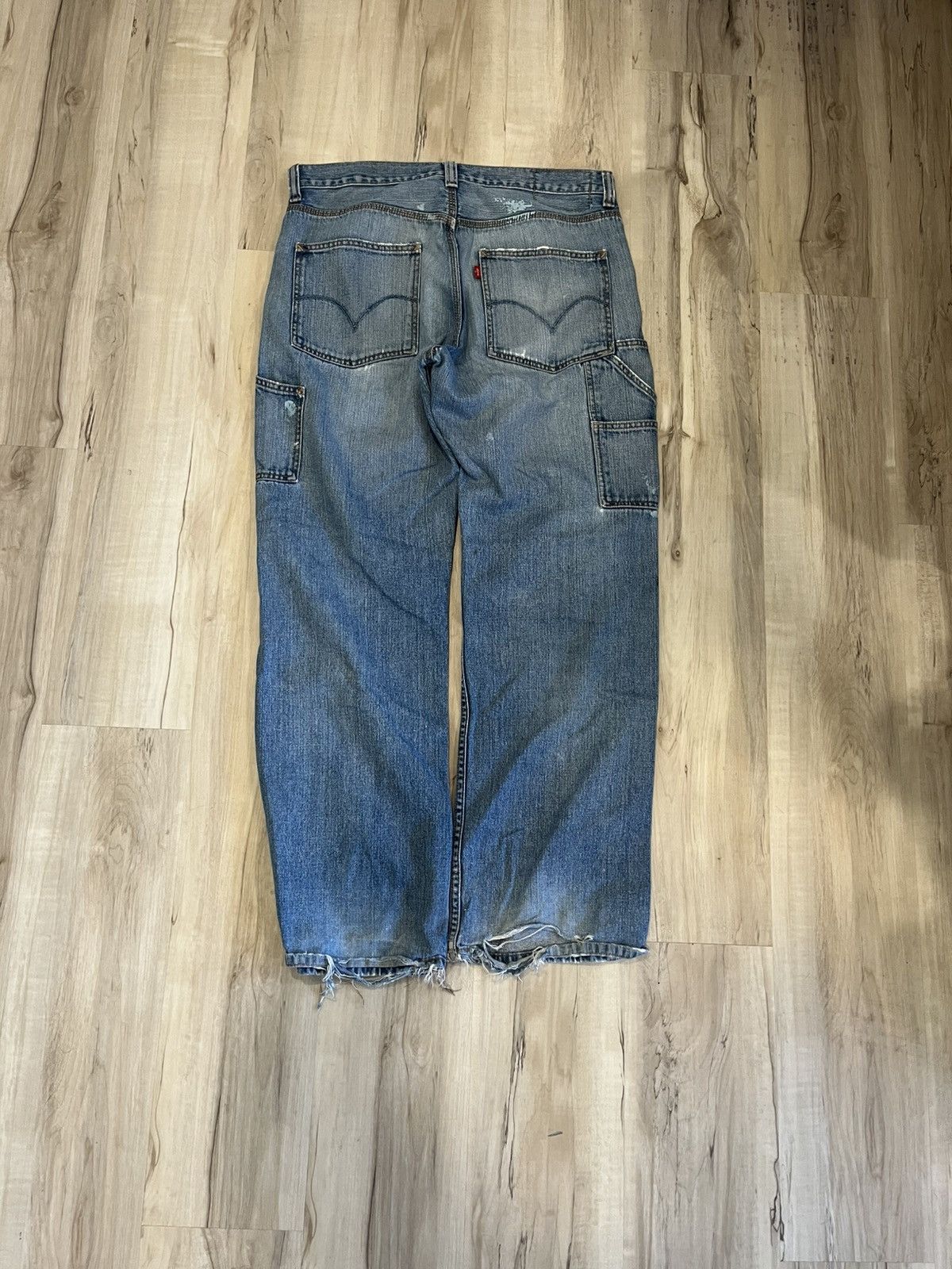 Levi's × Vintage Y2K Levi’s wide leg carpenter pants Size US 36 / EU 52 - 2 Thumbnail