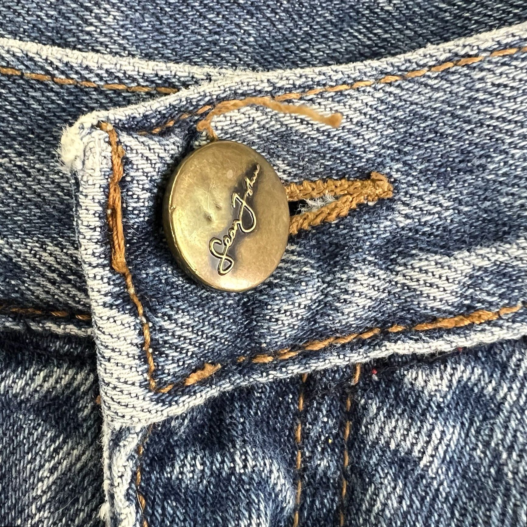 Sean John VINTAGE Sean John Jeans Distressed Straight Denim Men 40 Regular Inseam 31 Blue 90s Hip Hop Retrofit Size US 40 / EU 56 - 6 Thumbnail