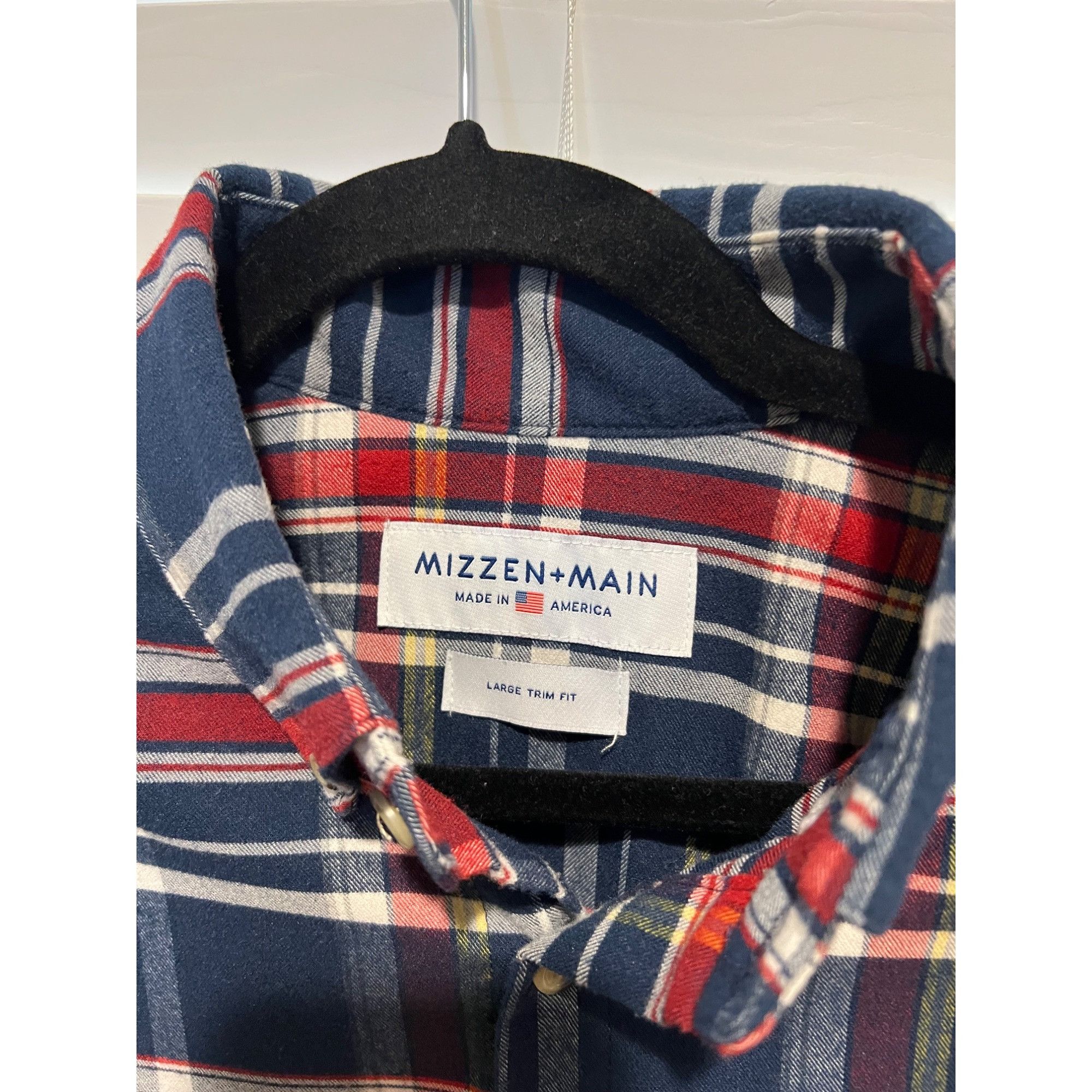 Mizzen+Main Mizzen & Main Flannel Style Long Sleeve Button Up Shirt - Si Size US L / EU 52-54 / 3 - 2 Thumbnail