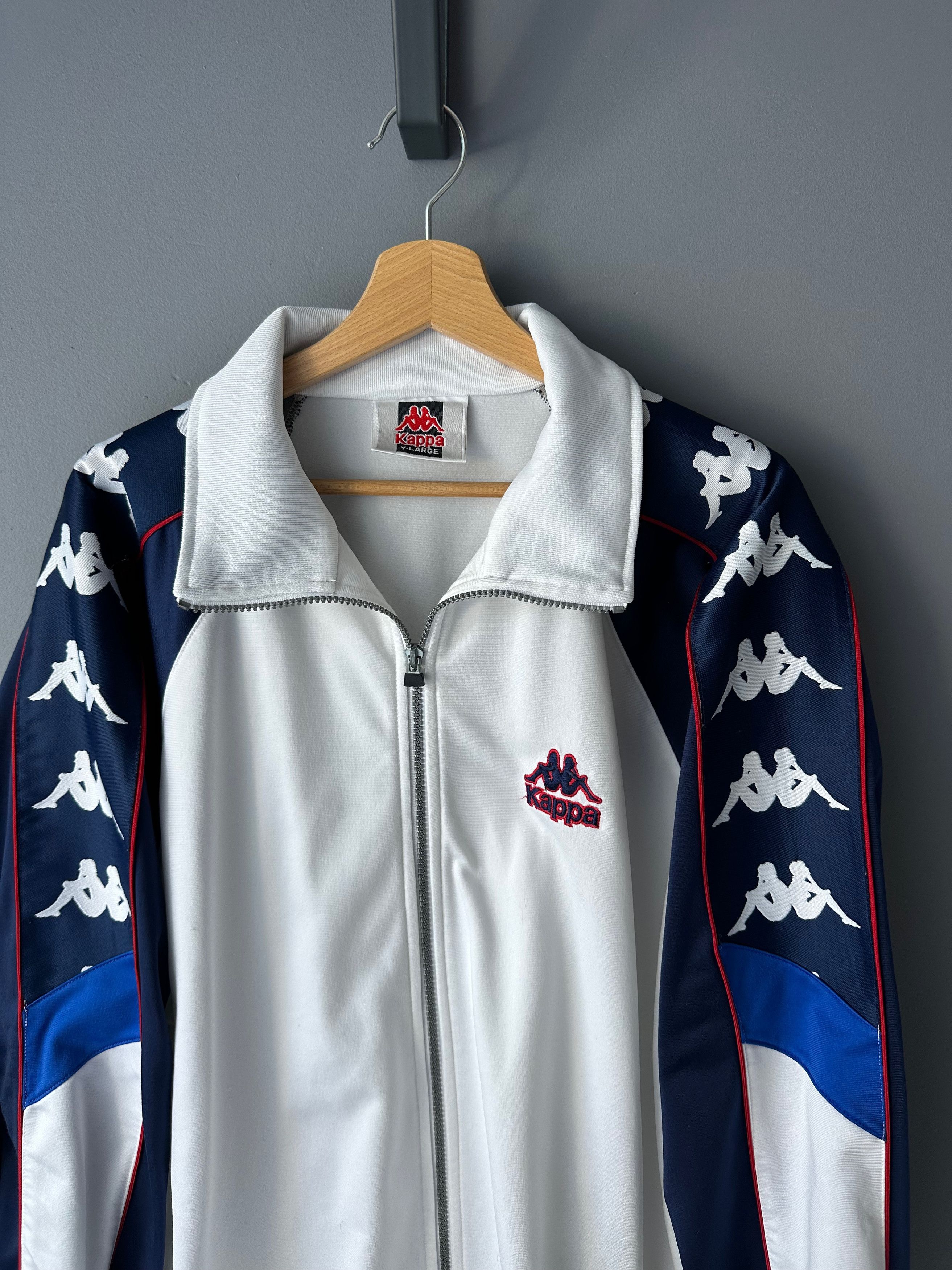 Kappa 80's 90's Kappa Athletic Top Full Zip Jacket Vintage XL XXL Size US XL / EU 56 / 4 - 2 Thumbnail