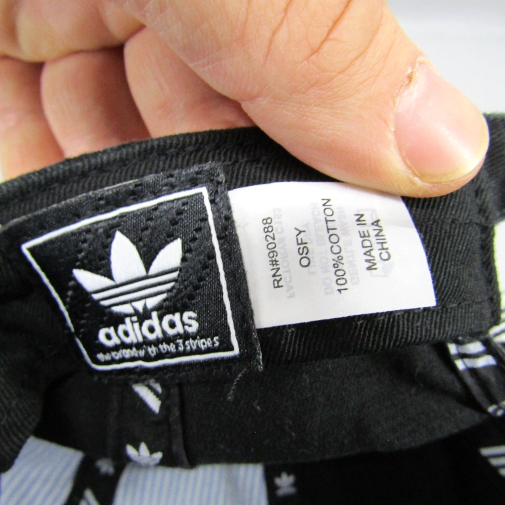 Adidas Adidas Hat Strap Back Black Dad Cap White Trefoil Spellout Outdoor Golf Athletic Baseball Cap Mens Adjustable Black Trefoil Outdoor Sports Size ONE SIZE - 6 Thumbnail