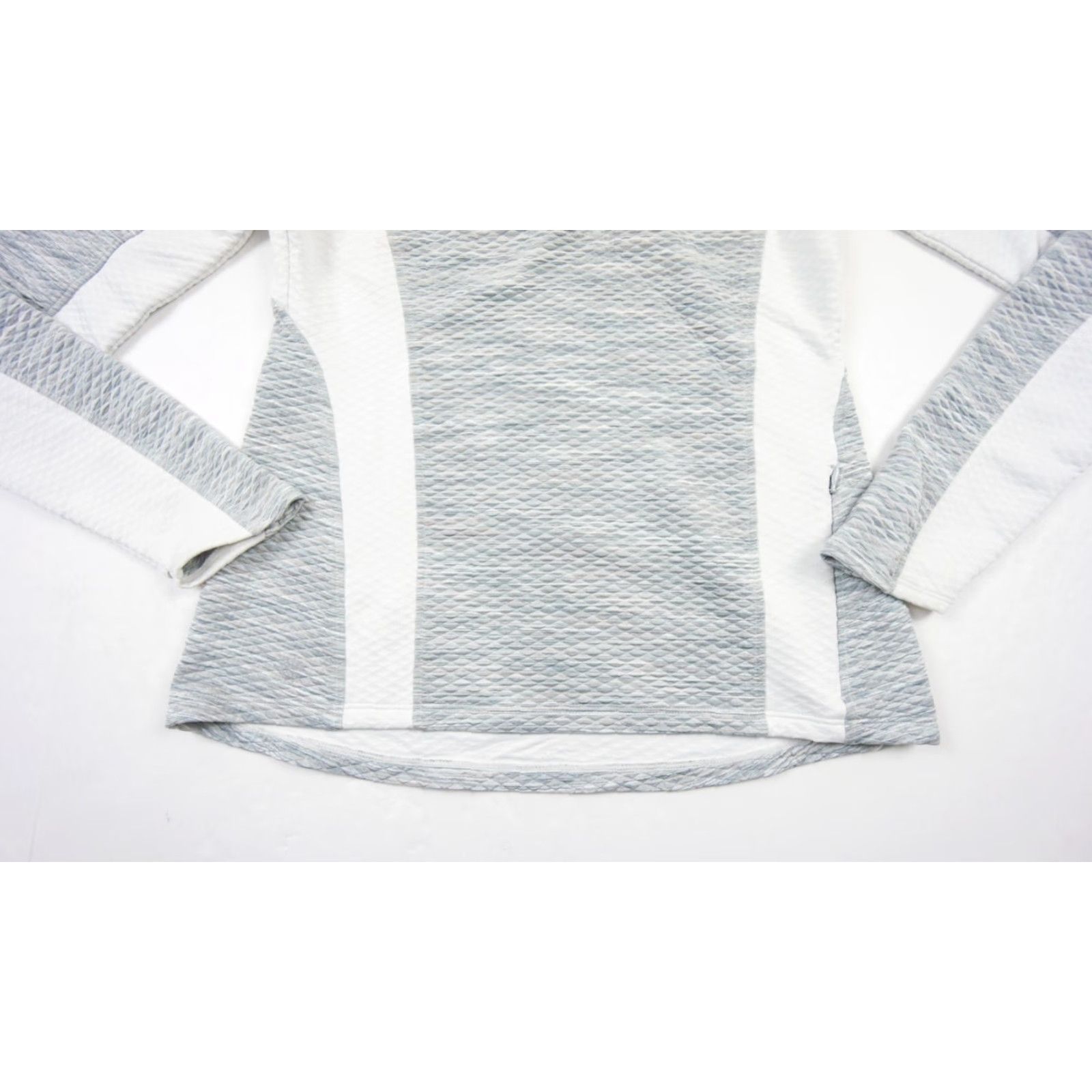 Athleta Athleta Sweater Womens Medium Gray 1/4 Zip Pullover Thumbhole Mock Neck Ladies Size M / US 6-8 / IT 42-44 - 3 Thumbnail