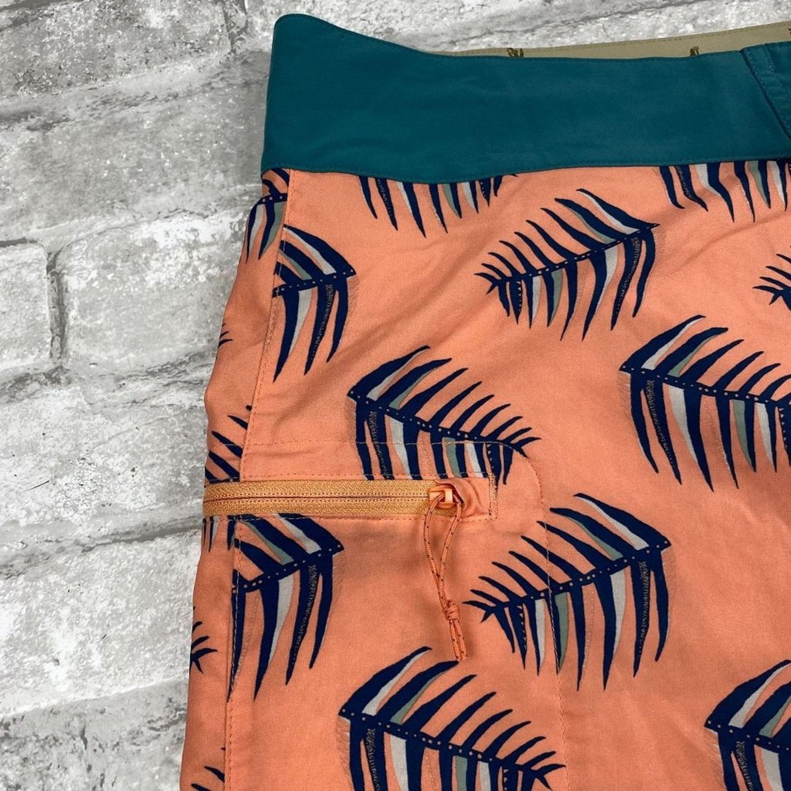 Patagonia Patagonia 19" Stretch Boardshorts Palms of my Heart Peach 38 Size US 38 / EU 54 - 3 Thumbnail