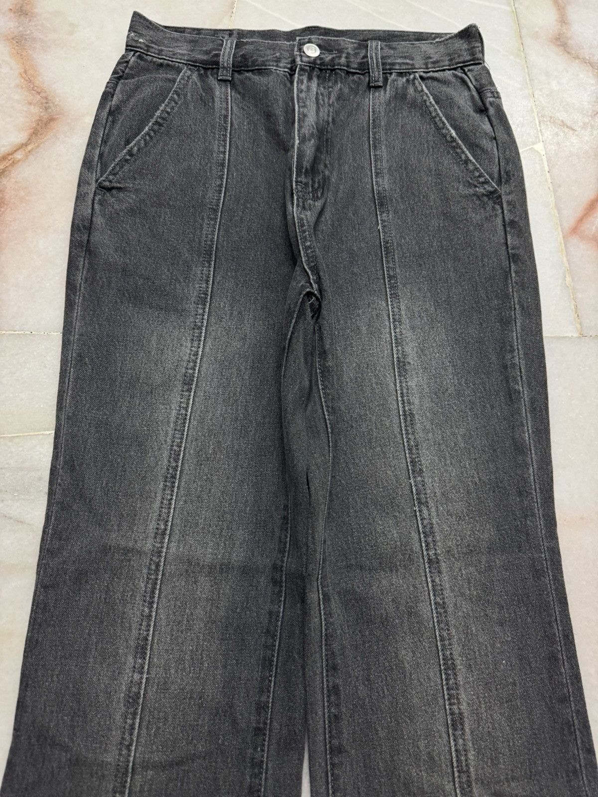 Japanese Brand 💥BAGGY FLARE💥VTG JAPANESE CLASSIC BOOTCUT MUDWASH STYLE Size US 27 - 3 Thumbnail