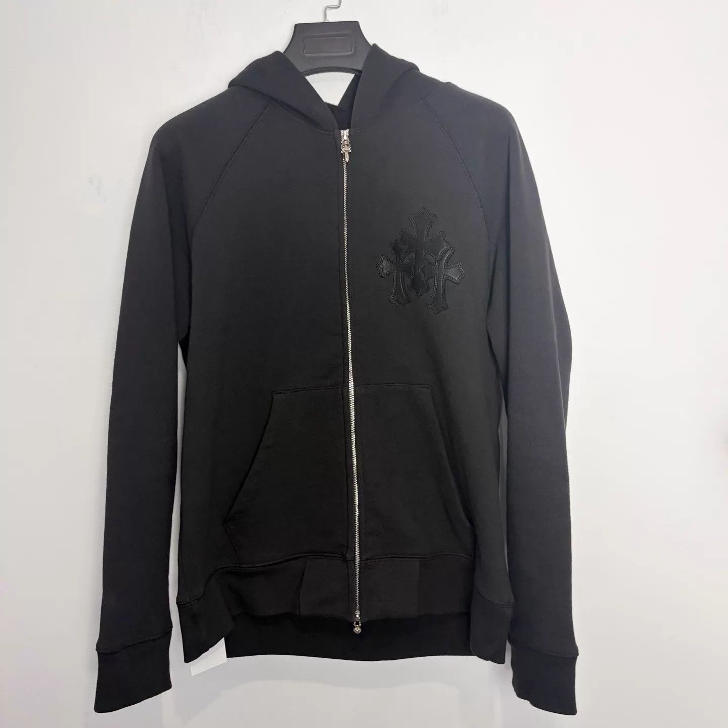 Chrome Hearts Chrome Hearts Black Cross Patch Zipper Hoodie M Size US M / EU 48-50 / 2 - 1 Thumbnail