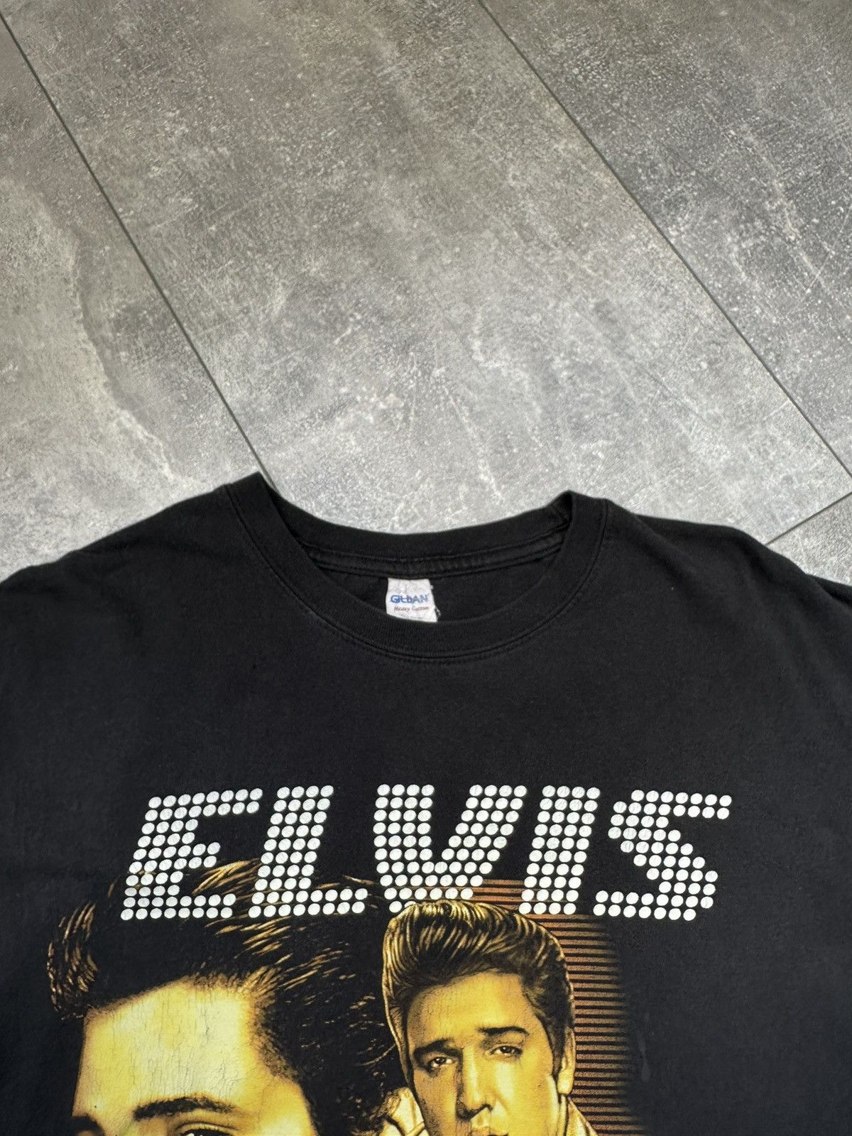 Band Tees Elvis Presley Rock & Roll Overprint Logo Tee Size US L / EU 52-54 / 3 - 5 Thumbnail