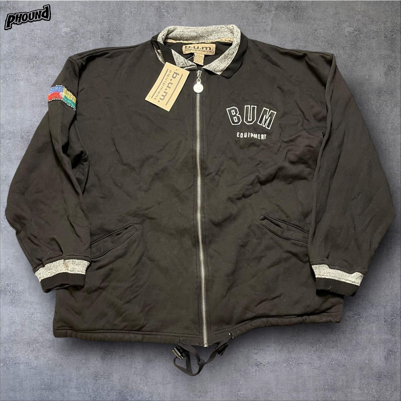 Vintage Vitg BUM Equipment Jacket L Full Zip 100% Cotton Casual 90s Size US L / EU 52-54 / 3 - 1 Thumbnail