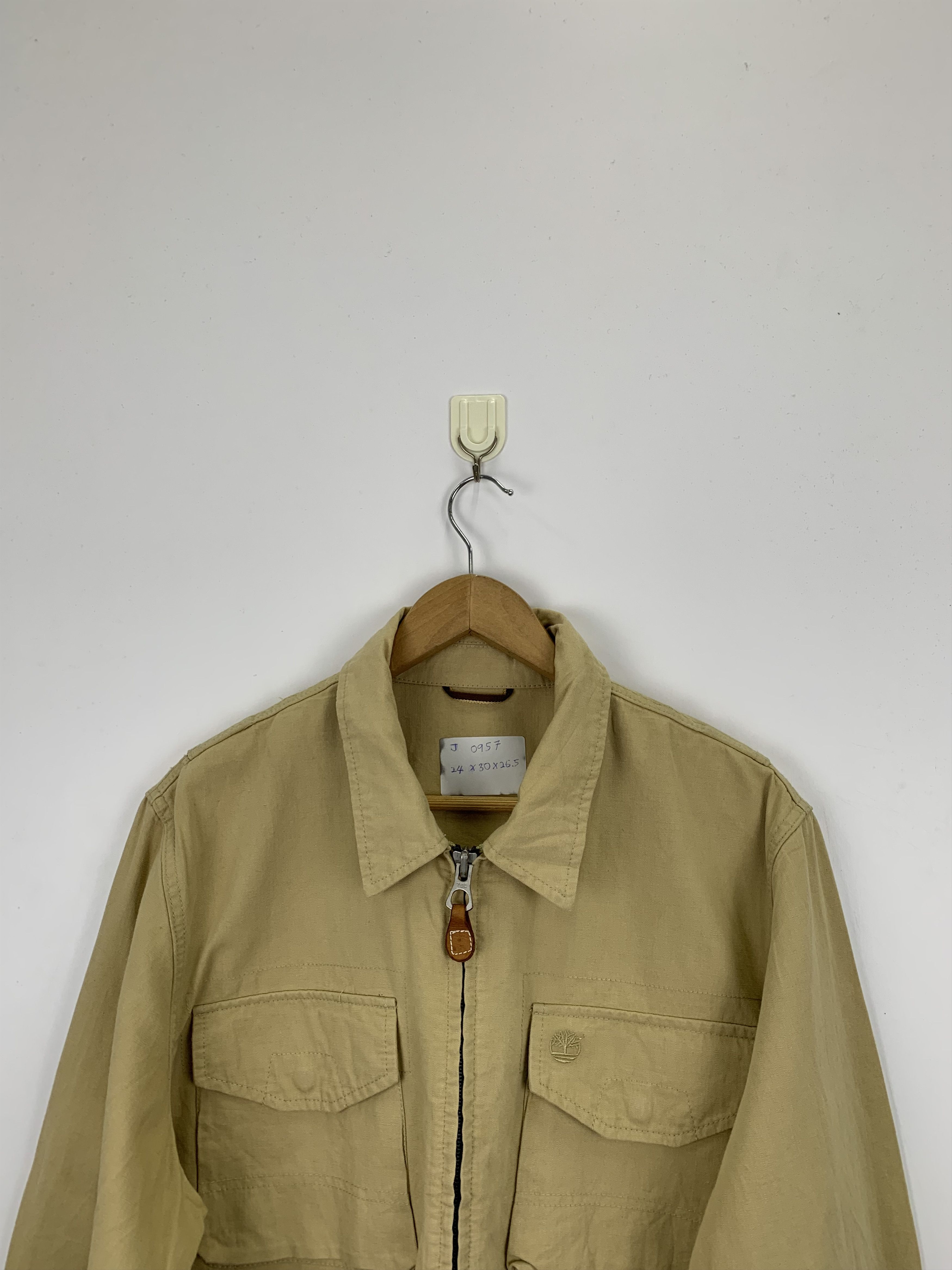 Timberland Vintage Timberland Zipper Denim Jacket J0957 Size US M / EU 48-50 / 2 - 2 Thumbnail