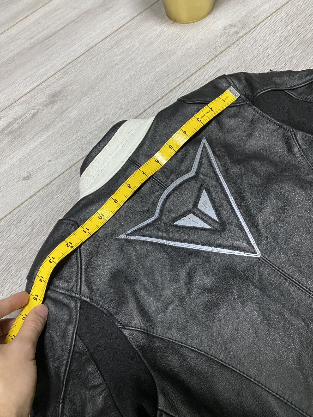 Dainese Dainese Yohji style leather big logo zip protection jacket Size S / US 4 / IT 40 - 19 Thumbnail