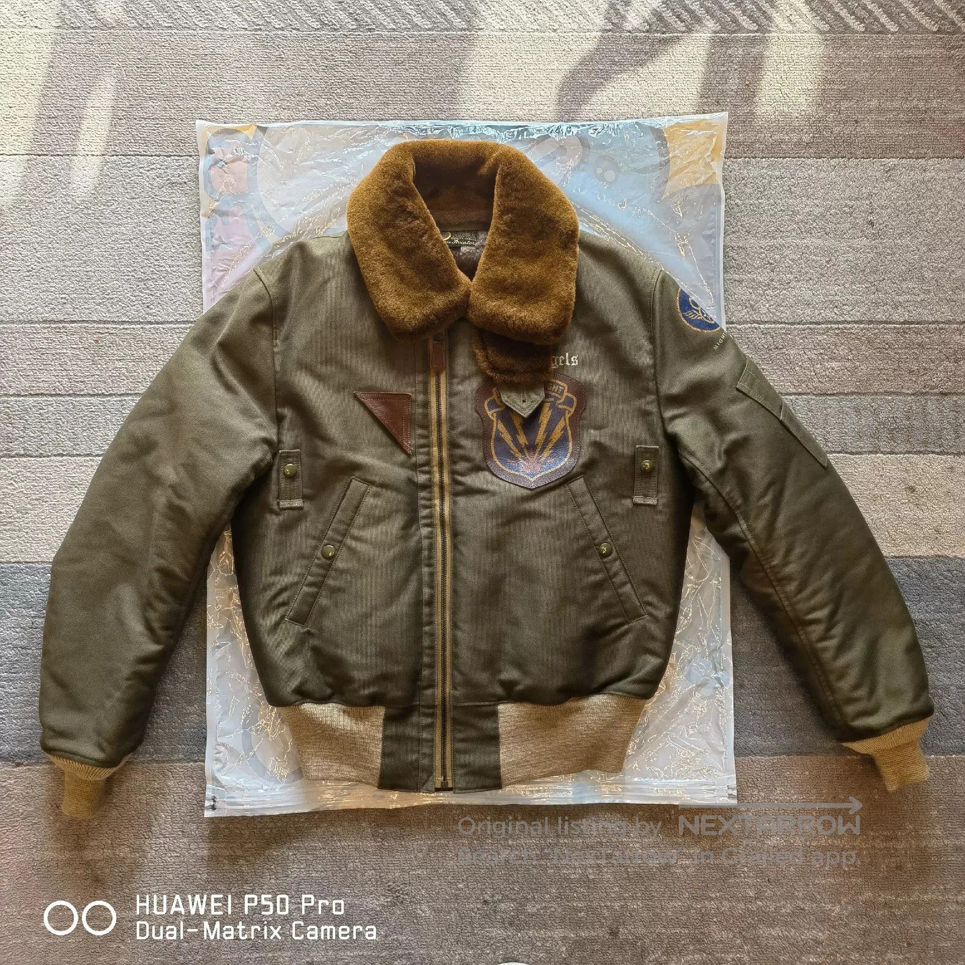 TOYS McCOY Toys Mccoy B15 Flight Jacket with Print. Size US M / EU 48-50 / 2 - 2 Thumbnail