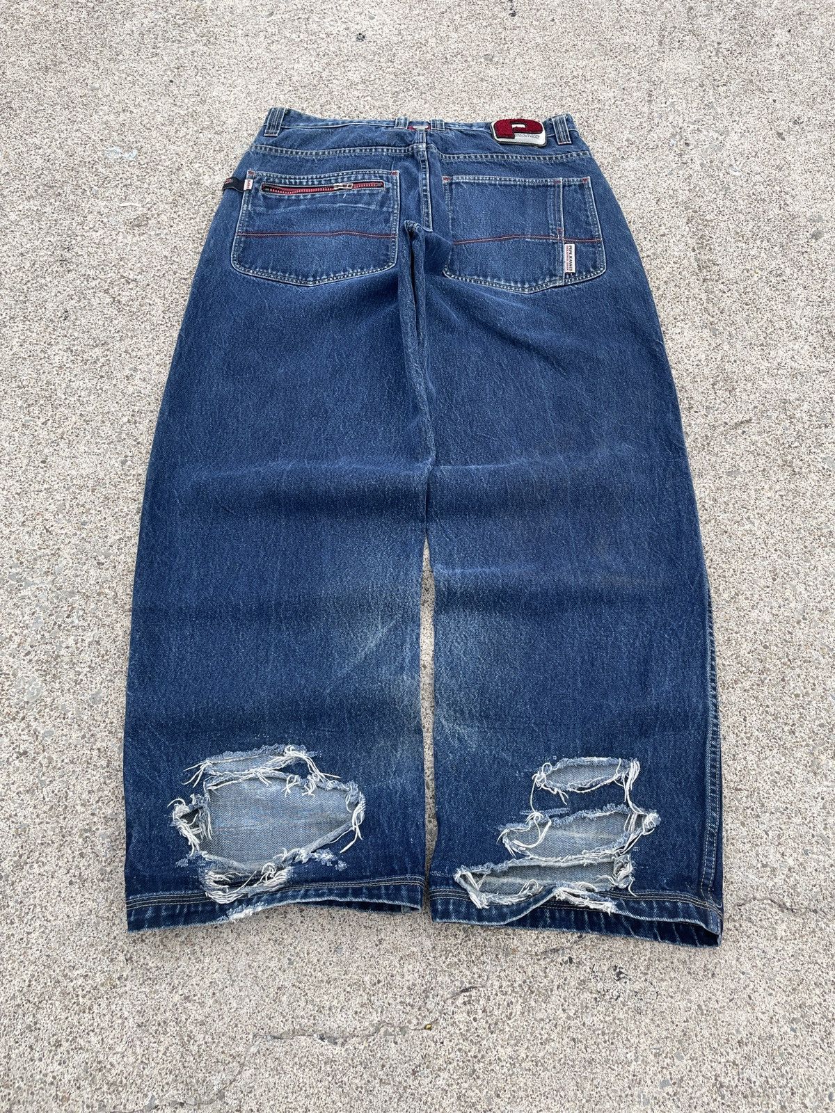 Pepe Jeans Distressed Baggy Pepe Denim Size US 36 / EU 52 - 1 Thumbnail