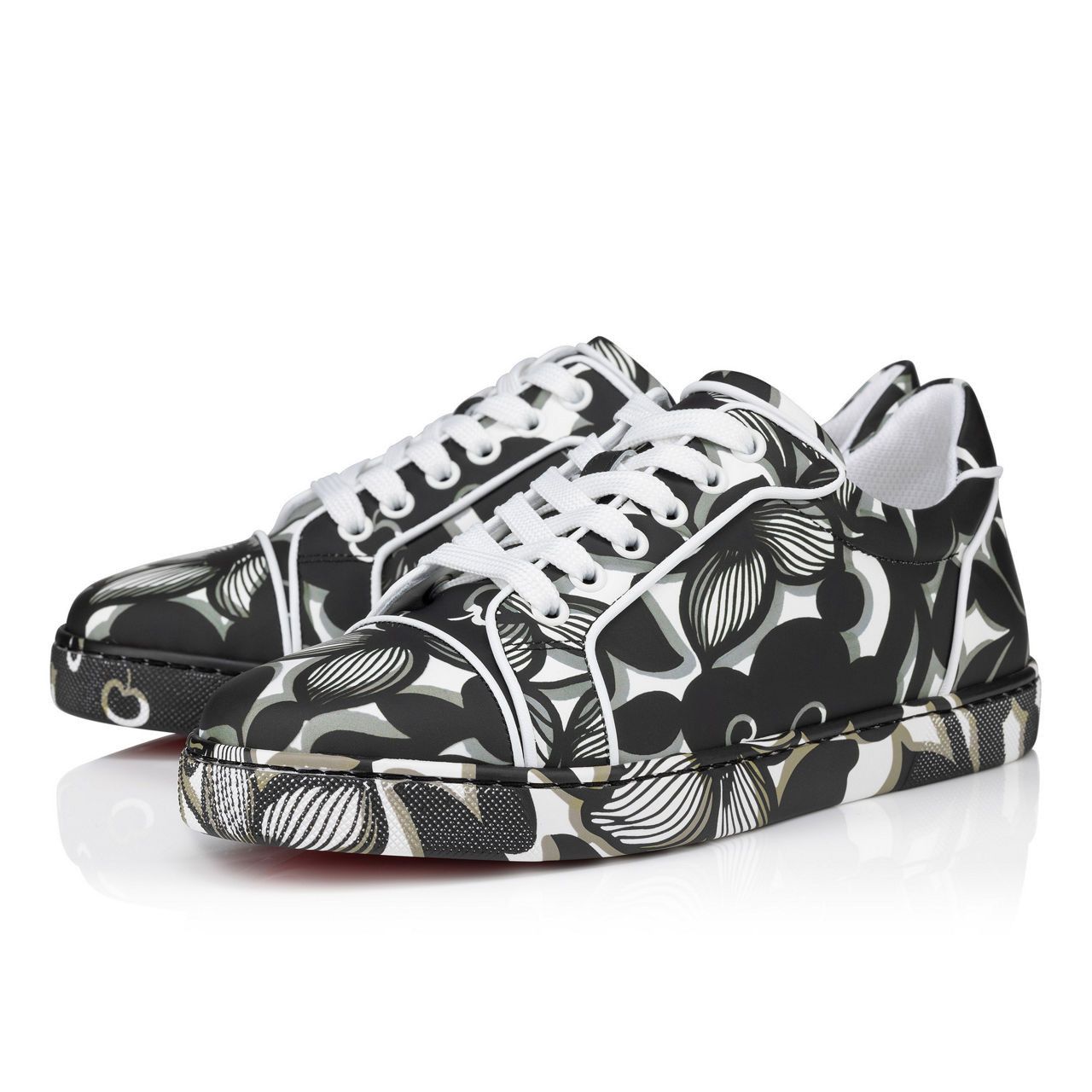 Christian Louboutin o1bcso1str0825 Vieira Orlato in Black/White Size US 7 / IT 37 - 1 Thumbnail