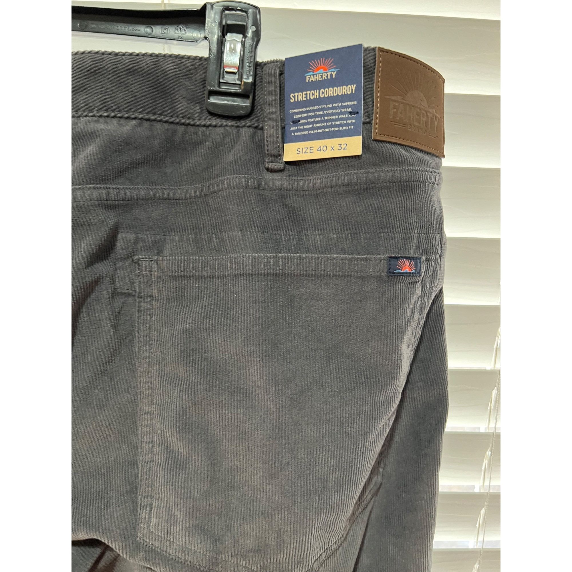 Faherty Faherty 5-Pocket Stretch Corduroy Mens Pants NWT - MSRP $168 Size US 40 / EU 56 - 5 Thumbnail