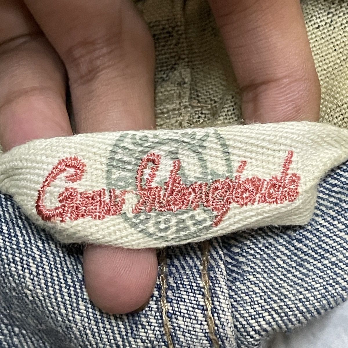 Japanese Brand × Vintage Rare Design Vintage Japaness Brand Double Waist Jeans 2000s Size US 33 - 9 Thumbnail