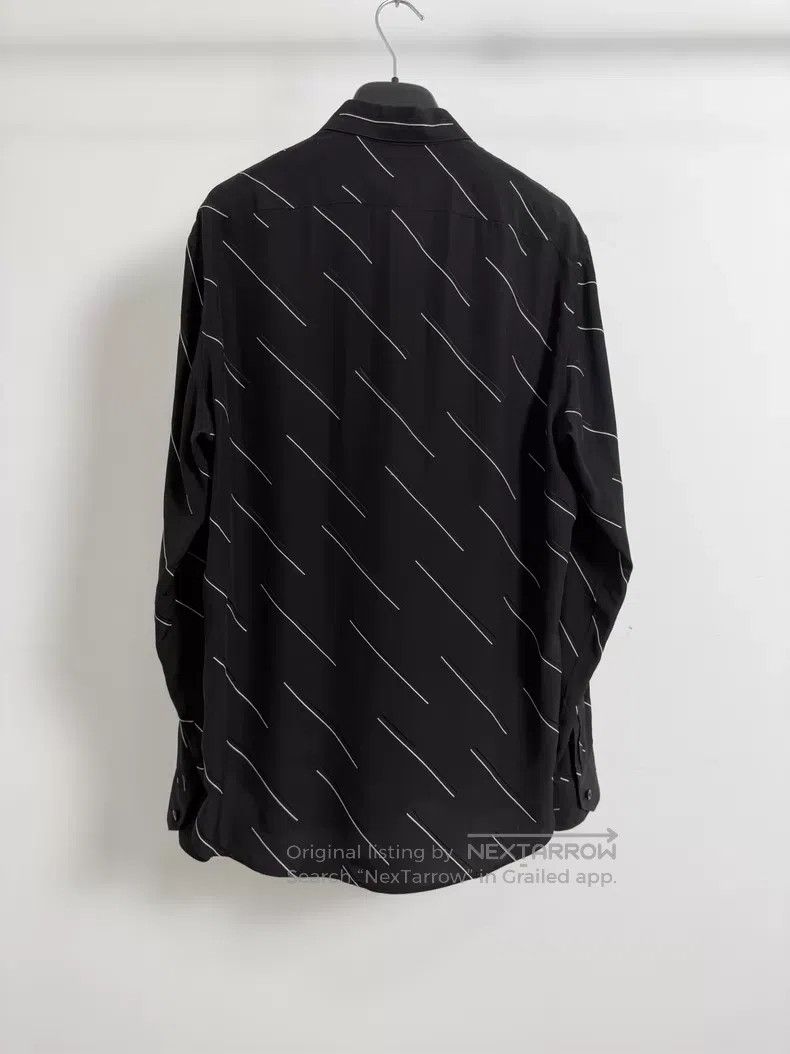 Saint Laurent Paris Saint Laurent Paris Mulberry Silk Twill Embroidered Shirt Size XS / US 0-2 / IT 36-38 - 2 Thumbnail