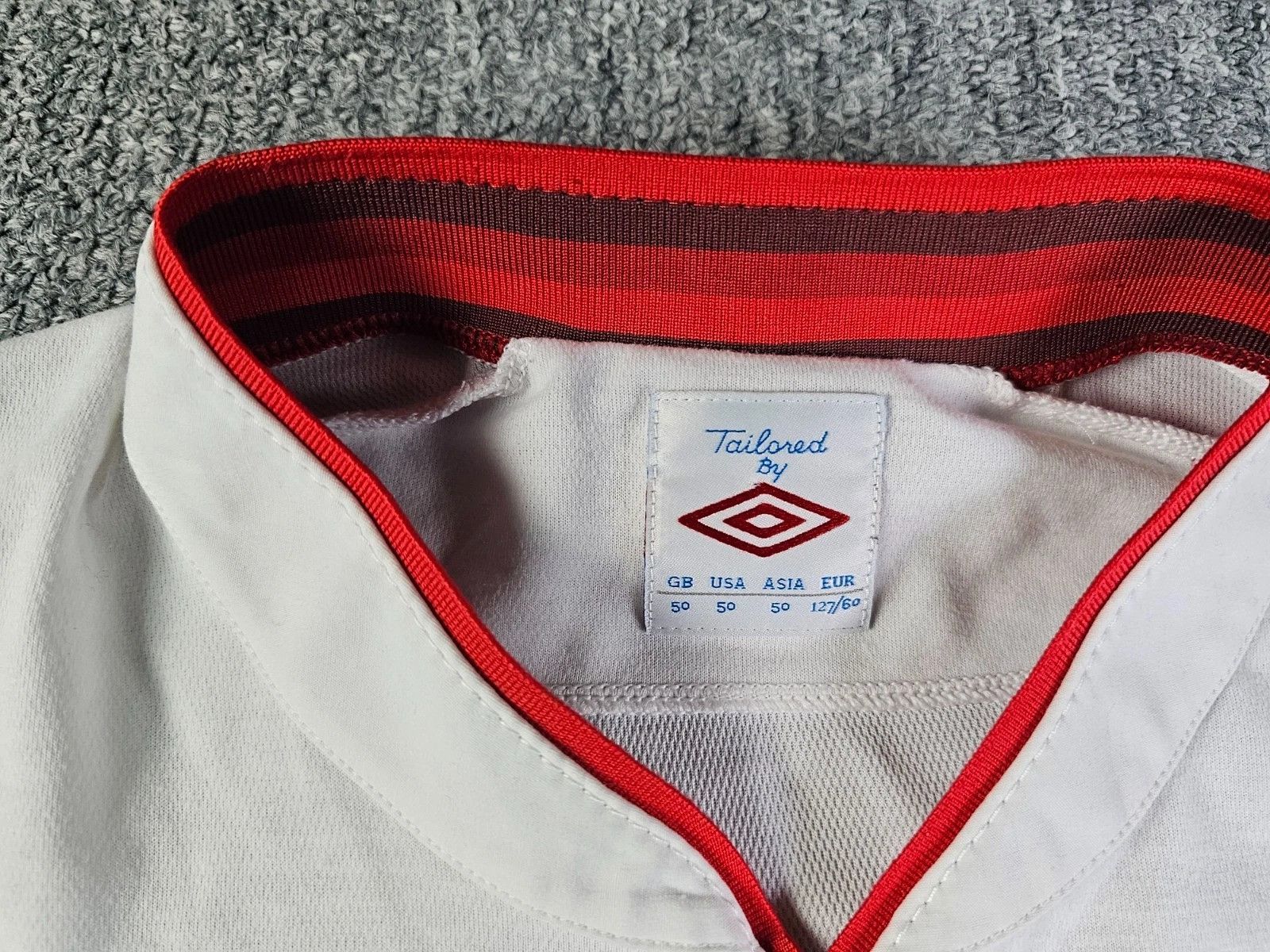 Umbro Umbro England 2012 Home Jersey Long Sleeve White XXL Tailor Size US XXL / EU 58 / 5 - 3 Thumbnail