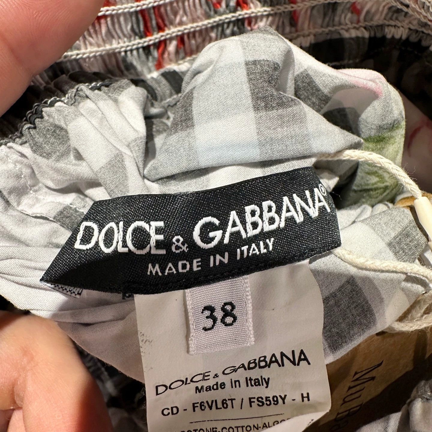 Dolce & Gabbana Dolce Gabbana Plaid Poker one-shoulder dress 38 women's Size XS / US 0-2 / IT 36-38 - 3 Thumbnail