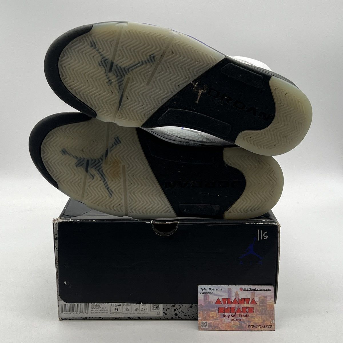 Jordan Brand Air Jordan 5 concord Size US 9.5 / EU 42-43 - 8 Thumbnail