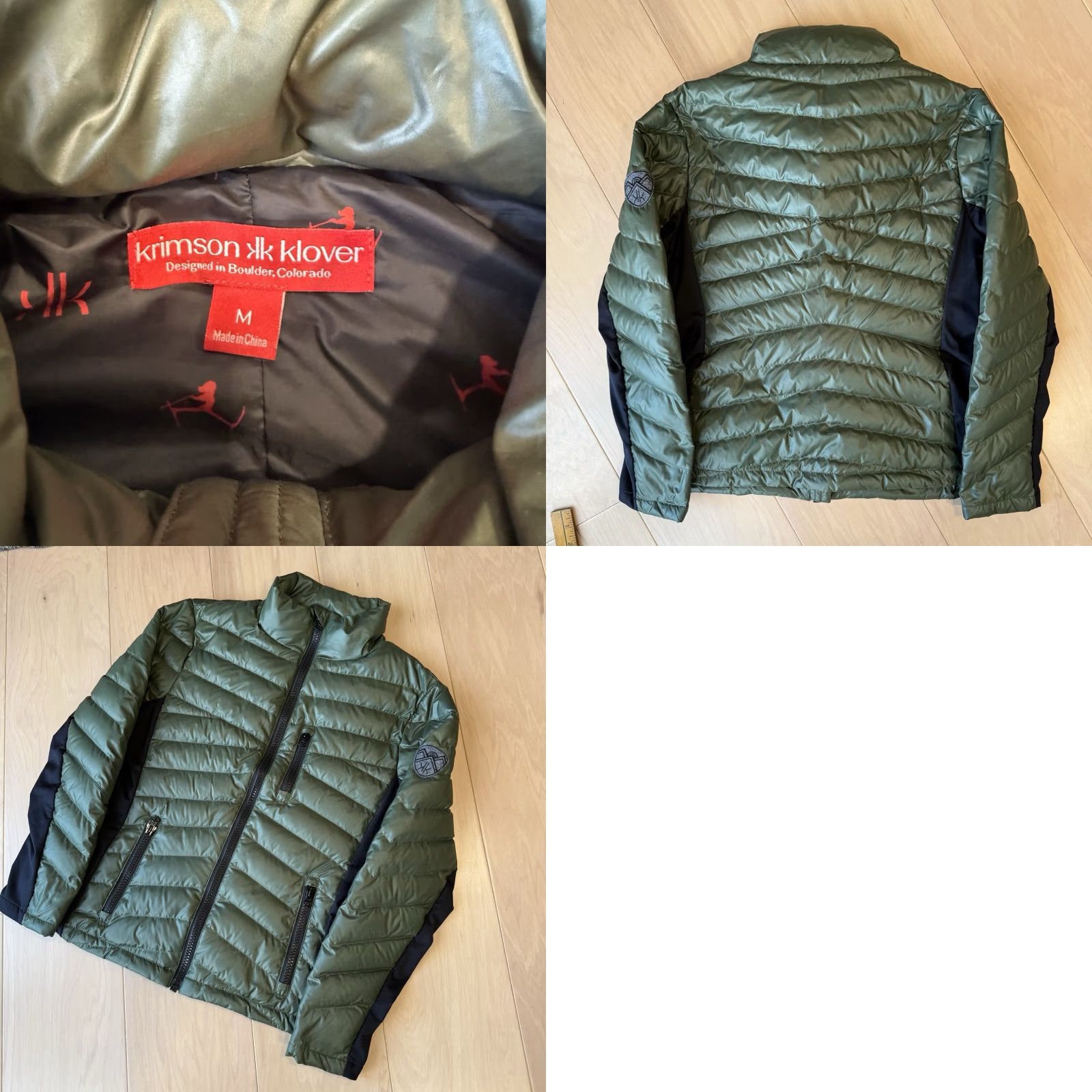 Vintage Krimson Klover Peak Insulated Jacket Women's Medium Green Down Puffer Outerwear Size M / US 6-8 / IT 42-44 - 8 Thumbnail