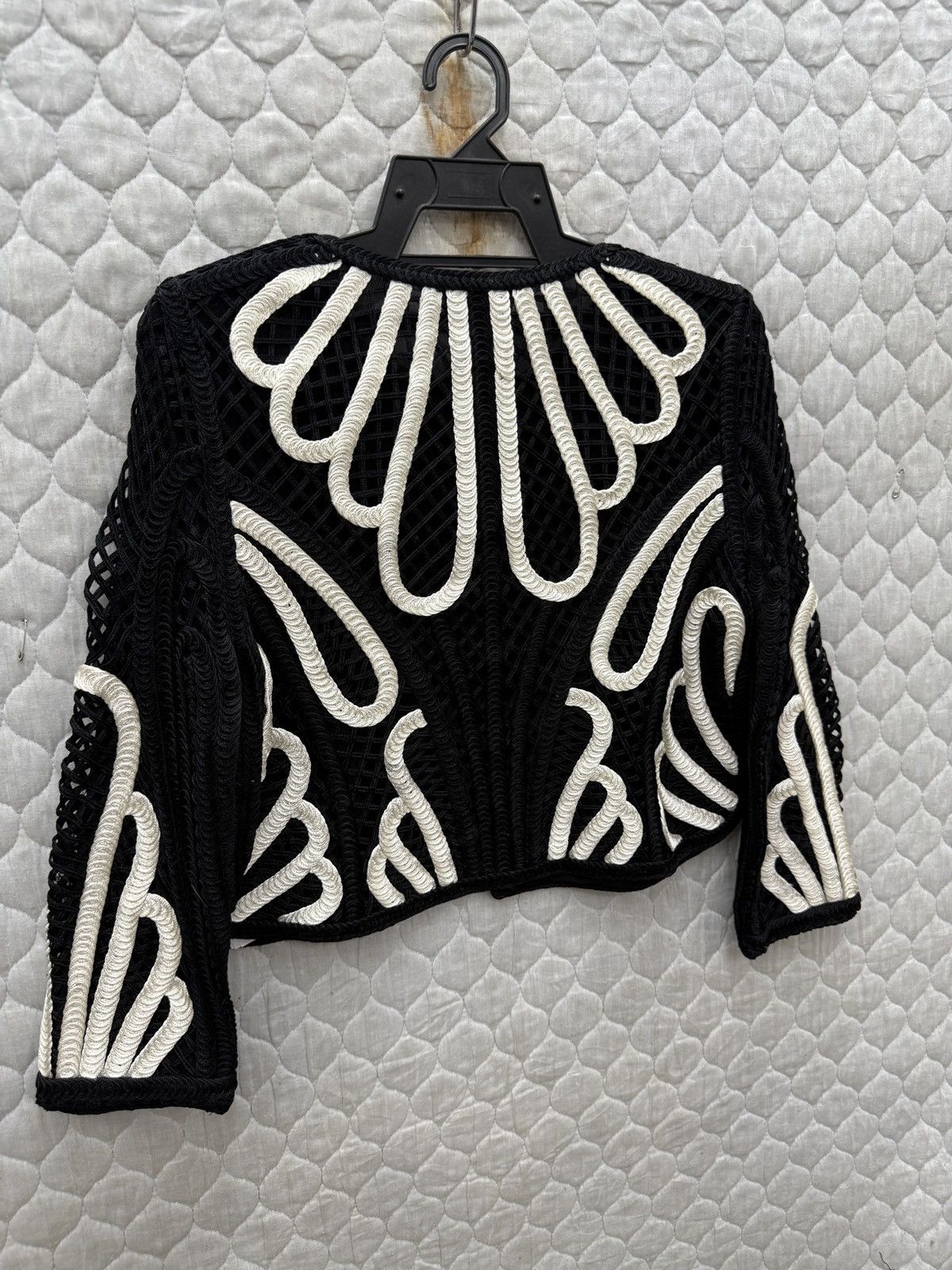 Maje 🔥🔥🔥ARCHIVE MAJE CROCHET KNIT EVENING JACKET Size M / US 6-8 / IT 42-44 - 7 Thumbnail