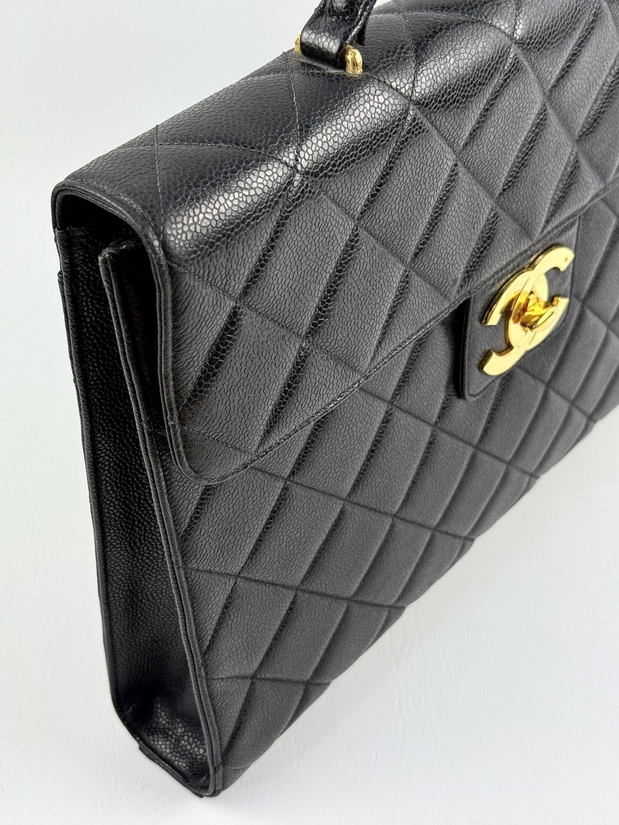 Chanel Chanel - 91/94 - Caviar - Jumbo - Portfolio - Briefcase Size ONE SIZE - 6 Thumbnail
