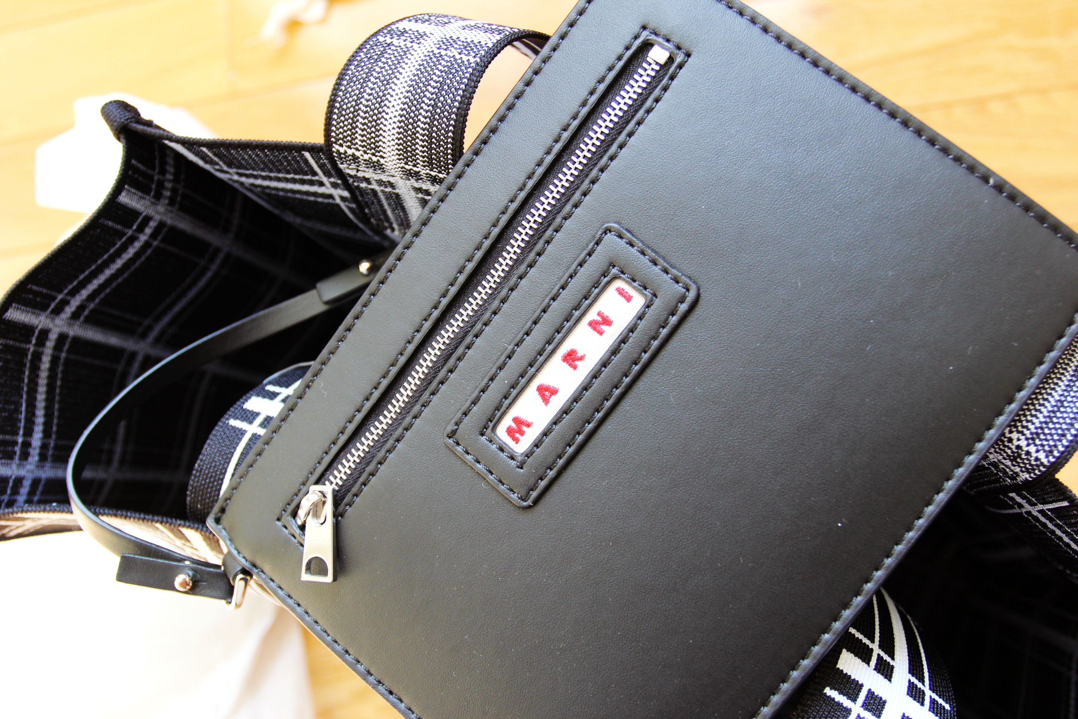 Marni BNWT AW23 MARNI BLACK CHECK BAG Size ONE SIZE - 8 Thumbnail