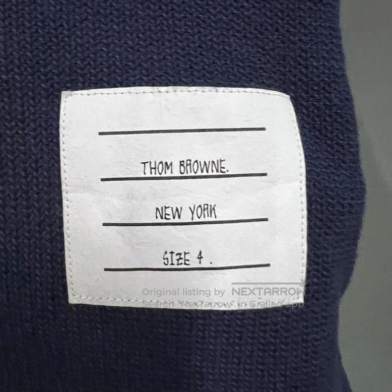 Thom Browne Thom Browne Polo shirt with striped label Size US XL / EU 56 / 4 - 2 Thumbnail
