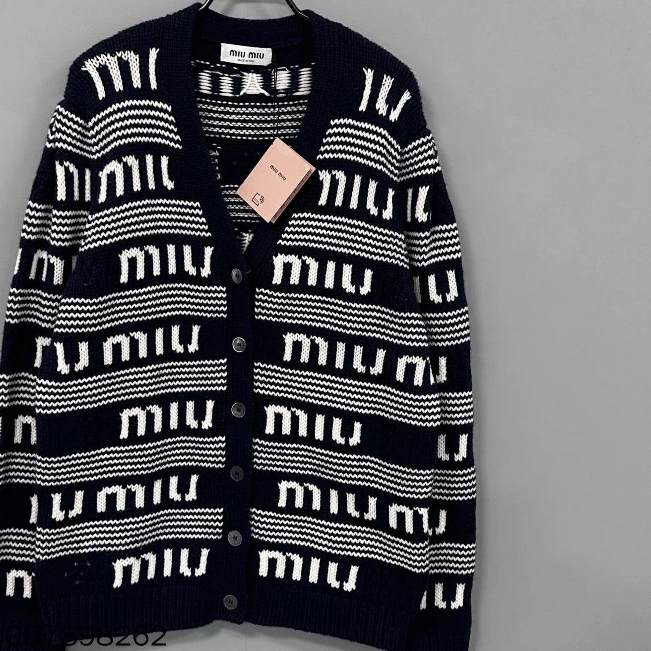 Miu Miu MIUMIU All Over Print Cardigan Women's 38 Size XS / US 0-2 / IT 36-38 - 2 Thumbnail