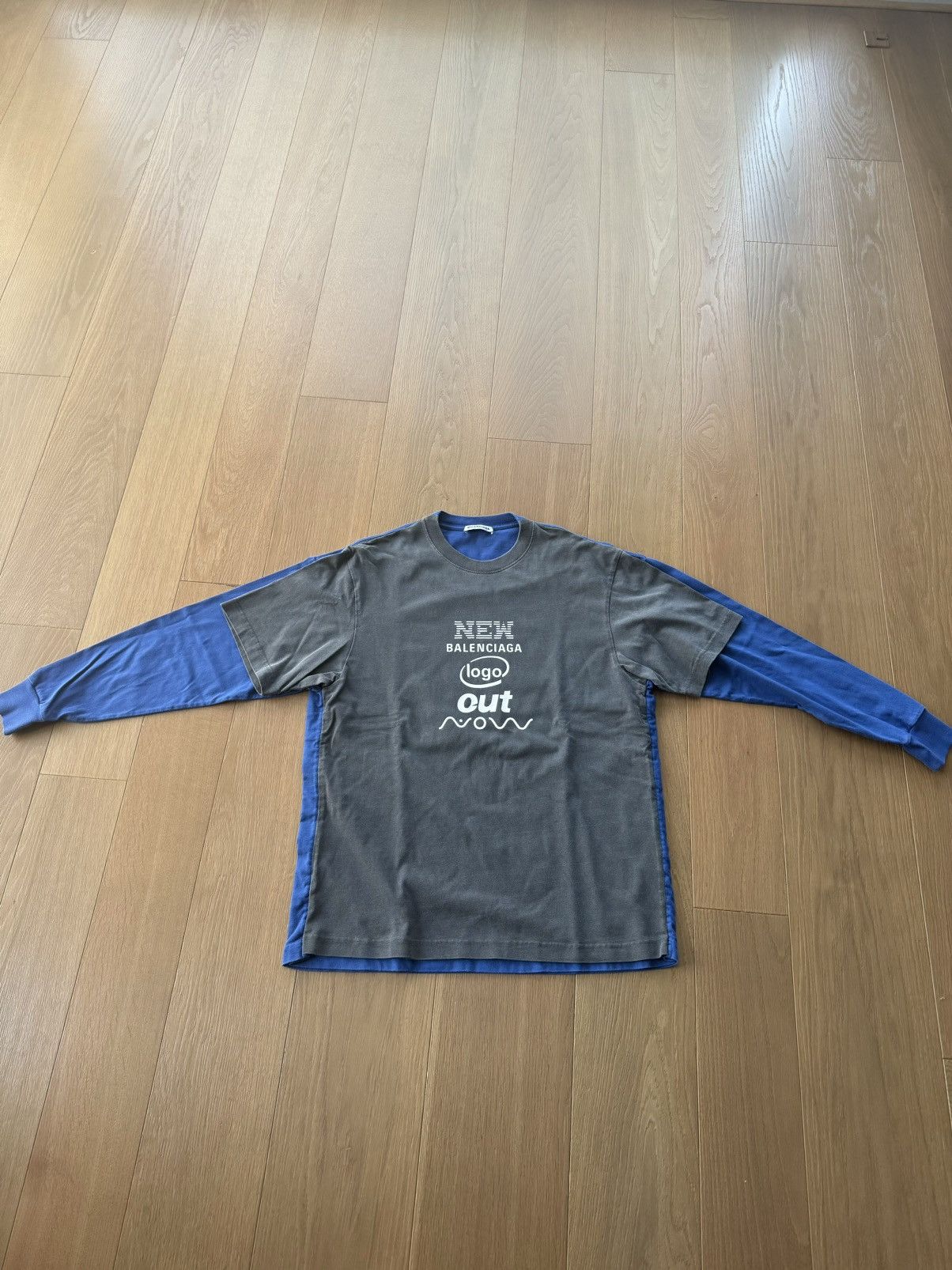 Balenciaga Ss18 balenciaga hybrid double layered longsleeve Size US S / EU 44-46 / 1 - 1 Thumbnail