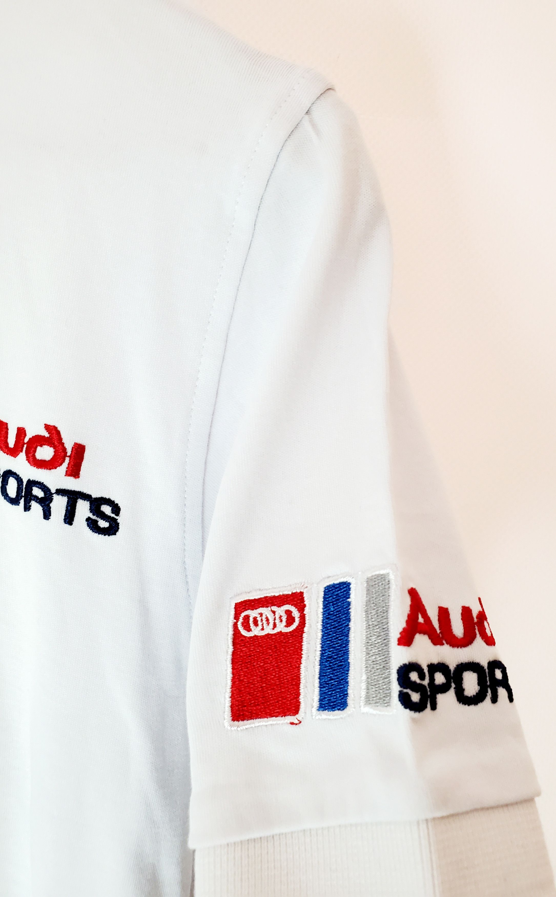 Audi × Vintage Audi Sports Racing Polo T-Shirt Embroidered size M Size US M / EU 48-50 / 2 - 3 Thumbnail