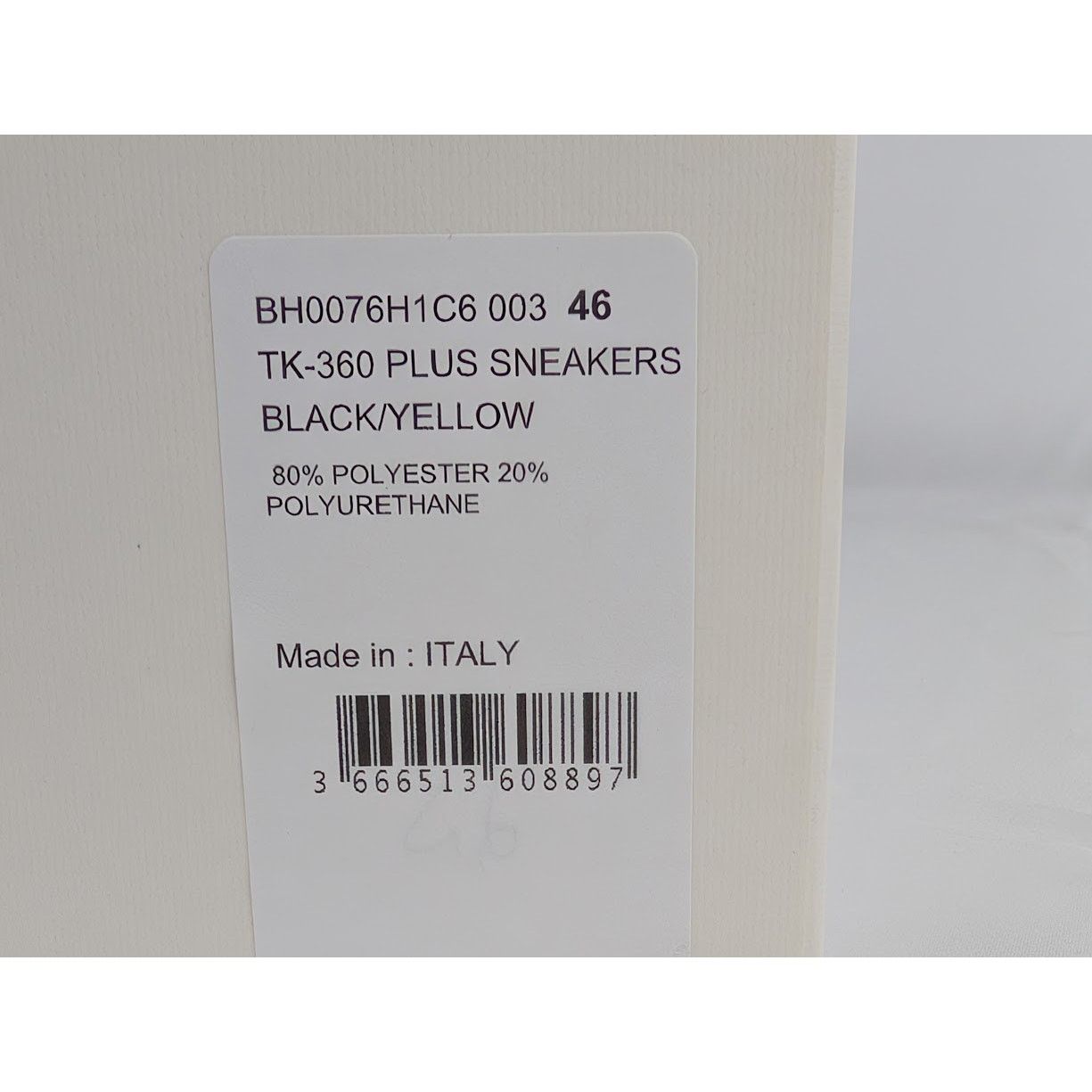 Givenchy o1rshd1 TK-360 Plus Sneakers in Black / Yellow Size US 13 / EU 46 - 8 Thumbnail