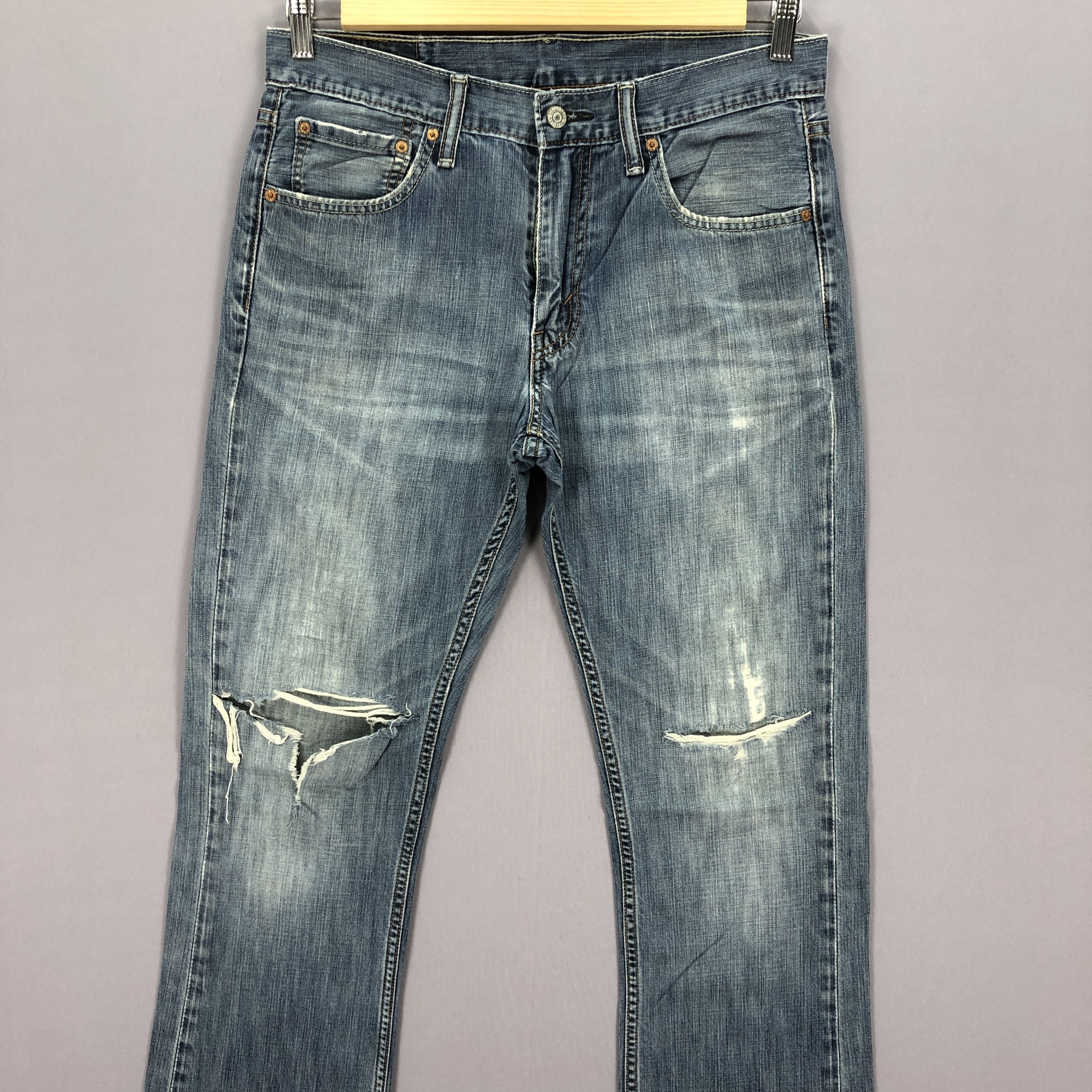 Levi's × Vintage Vintage Y2K Levis Flare Jeans Wide Leg Levi's Boot Cut Denim Size US 32 / EU 48 - 3 Thumbnail