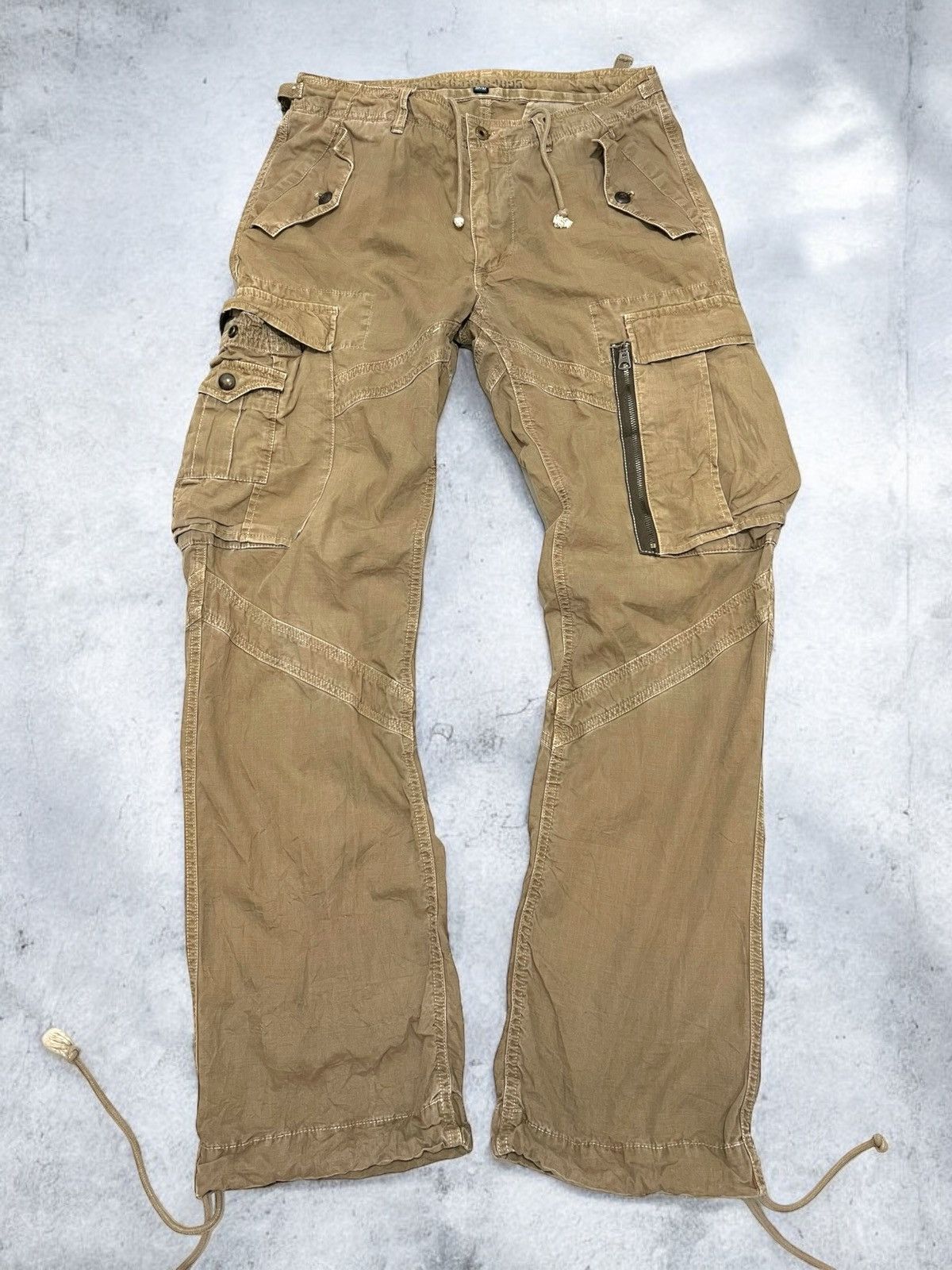 Polo Ralph Lauren × Vintage Vintage Polo Ralph Lauren Cargo Surplus fit Pants Size US 32 / EU 48 - 1 Thumbnail