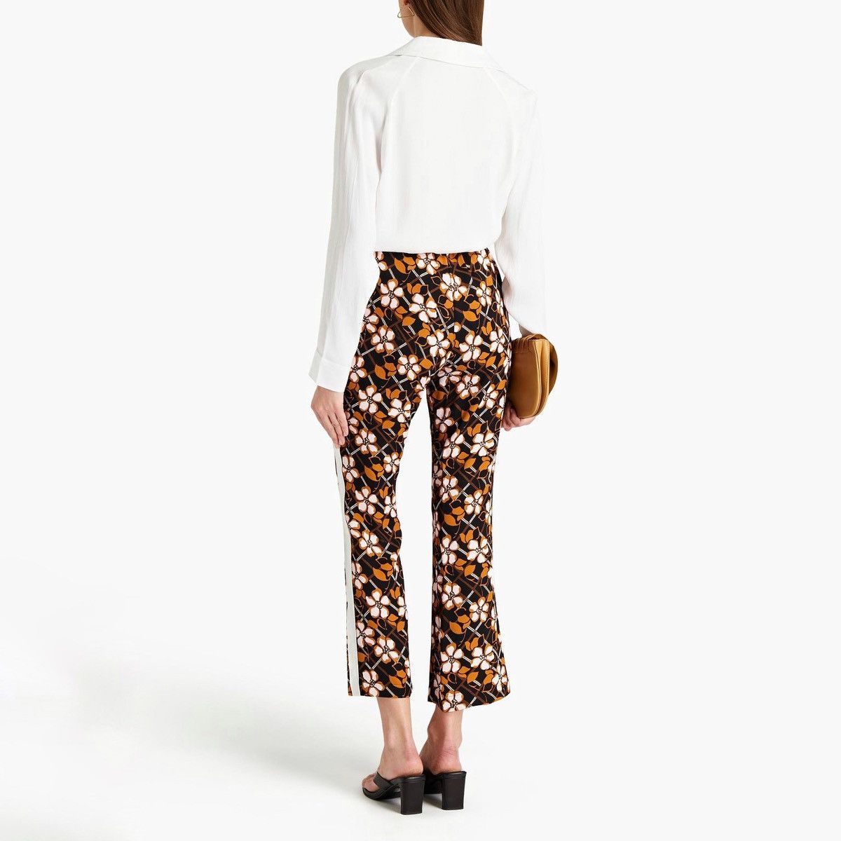 MARNI Floral Print Wide Leg Pants