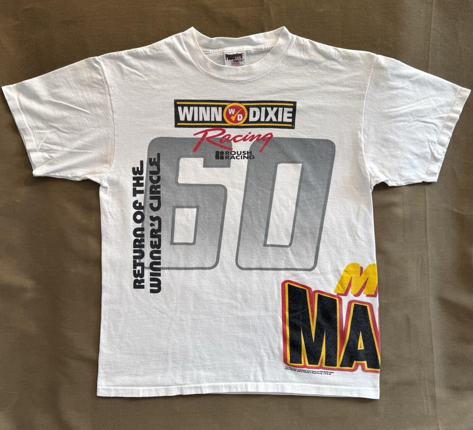 NASCAR Vintage 90s 80s Winn Dixie Racing NASCAR Single Stitch Shirt Size ONE SIZE - 1 Thumbnail