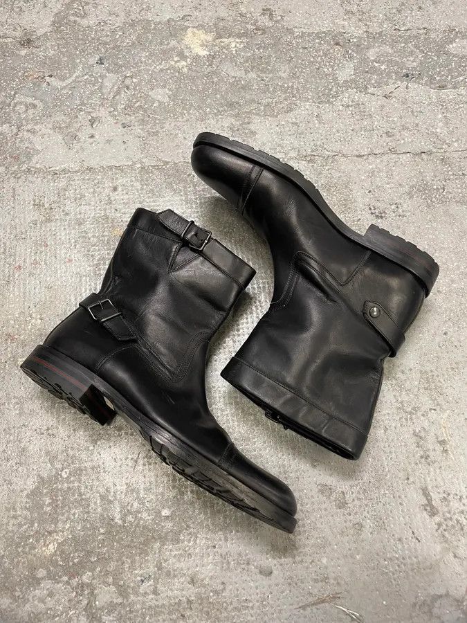 Gucci Gucci Straps Black Leather Boots Size US 8.5 / EU 41-42 - 3 Thumbnail