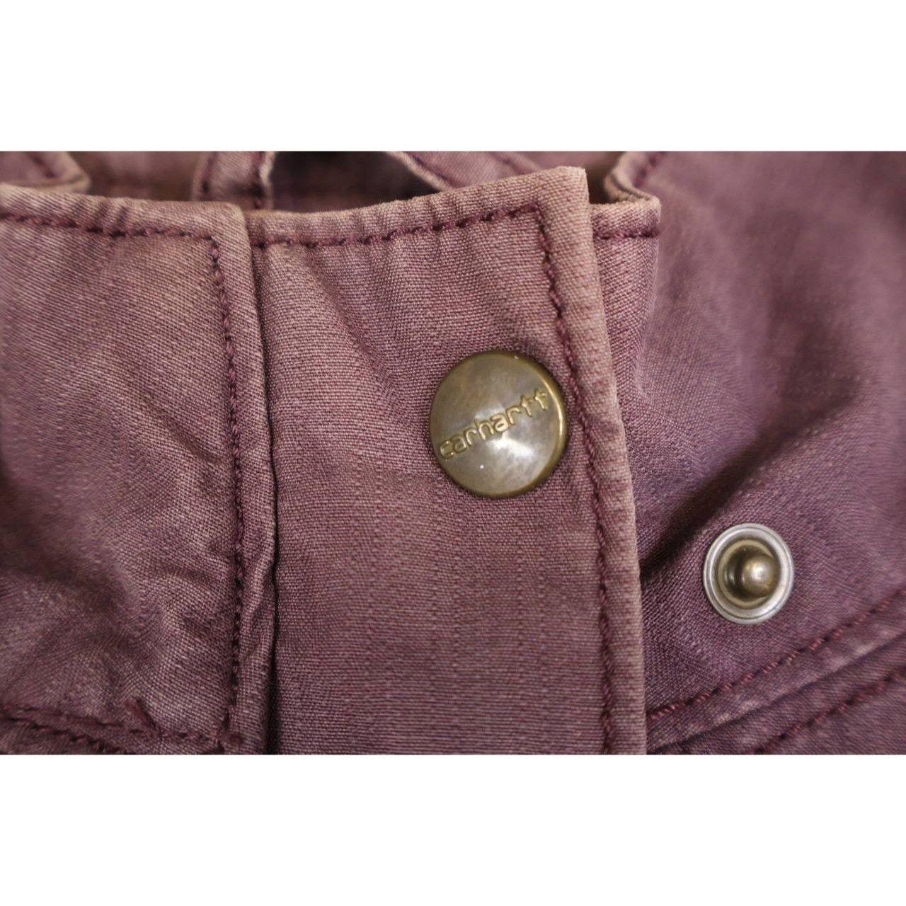 Carhartt Carhartt 101402 Youth L (12/14) Canvas Lined Jacket Wine Size US L / EU 52-54 / 3 - 8 Thumbnail