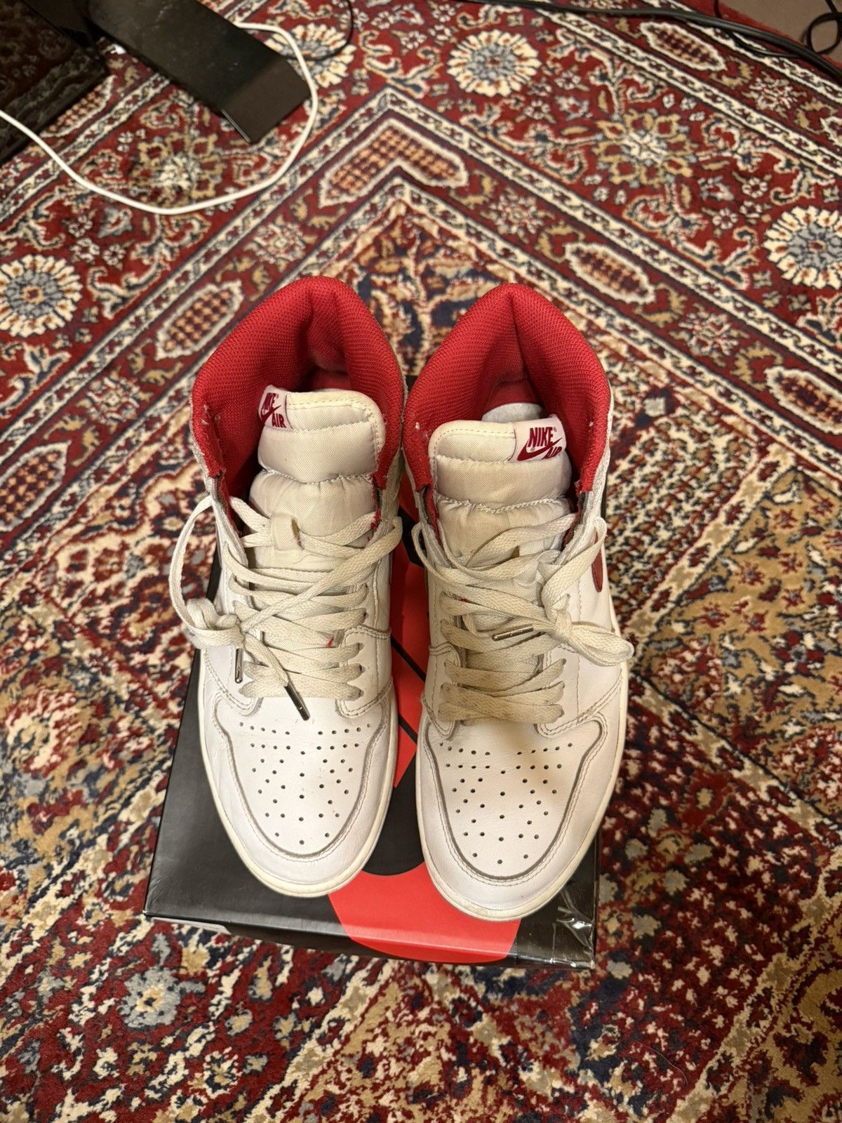 Jordan Brand Jordan 1 High Track Red Size US 9 / EU 42 - 4 Thumbnail