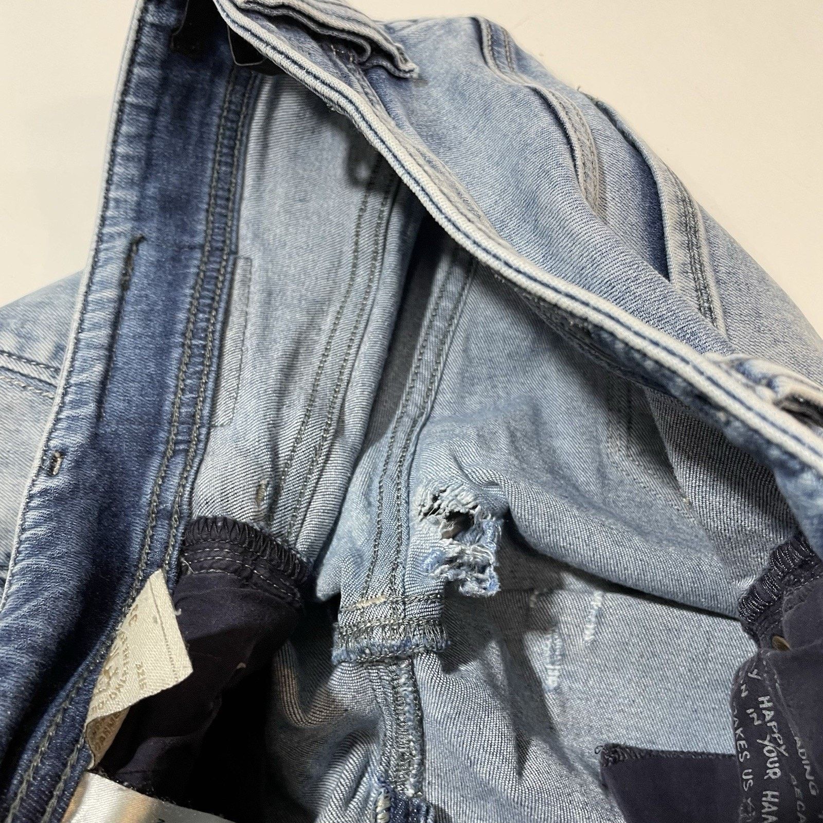 Diesel Diesel Jeans Men’s Blue Denim Sleenker Skinny *Flawed 33x30 Size US 33 - 3 Thumbnail
