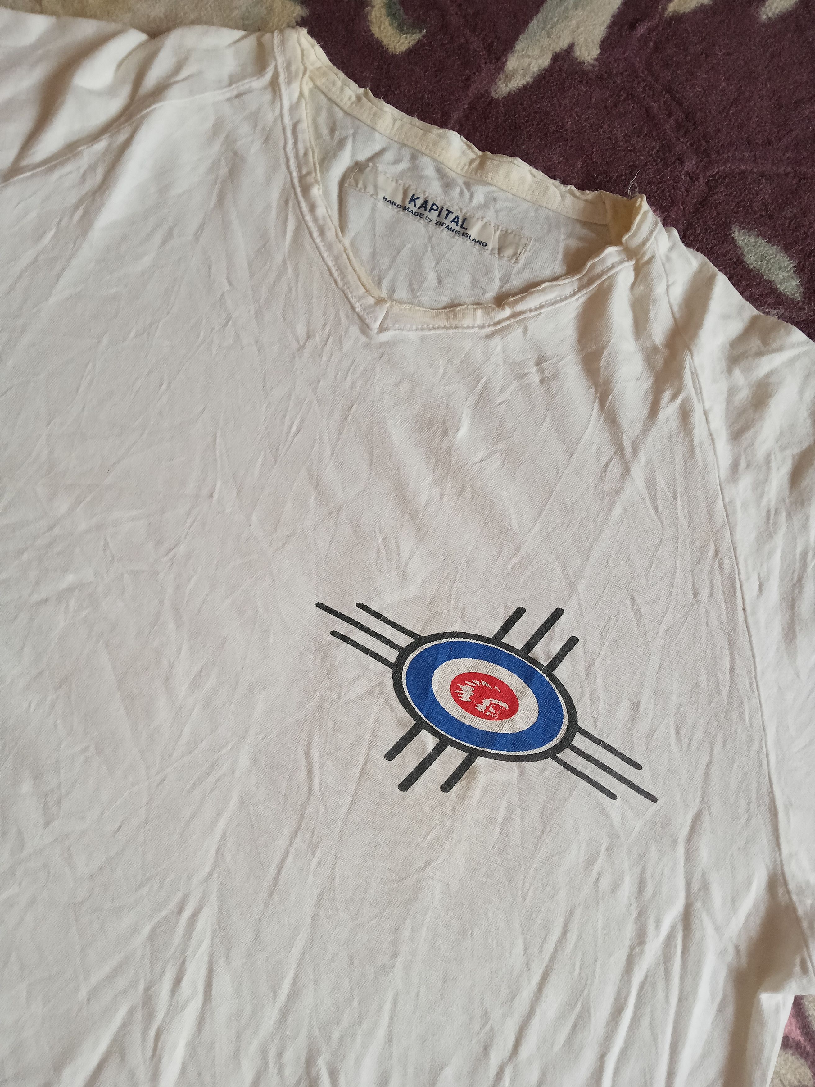 Designer × Kapital Kapital Hand Made By Zipang Island T Shirt Size US L / EU 52-54 / 3 - 1 Thumbnail