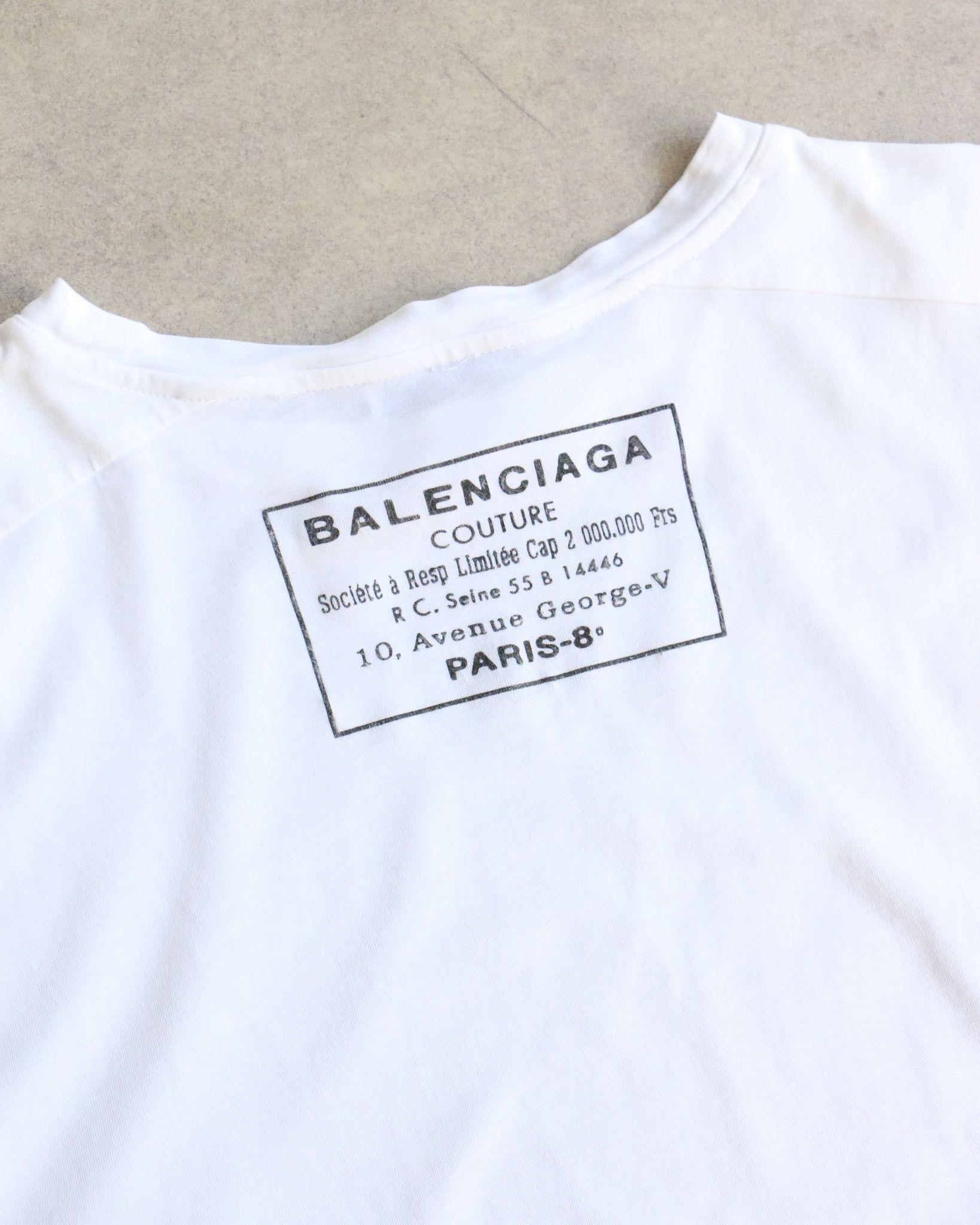 Balenciaga Balenciaga Couture Tee White Size US M / EU 48-50 / 2 - 3 Thumbnail