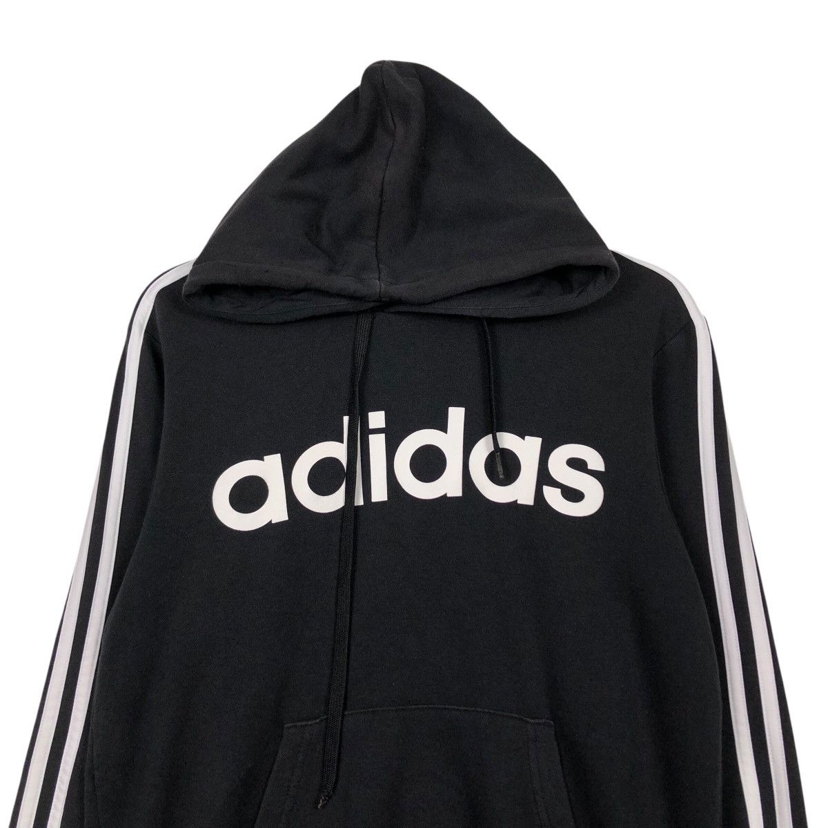 Adidas Adidas Archive Black 3-Stripes Hoodie Size US S / EU 44-46 / 1 - 4 Thumbnail