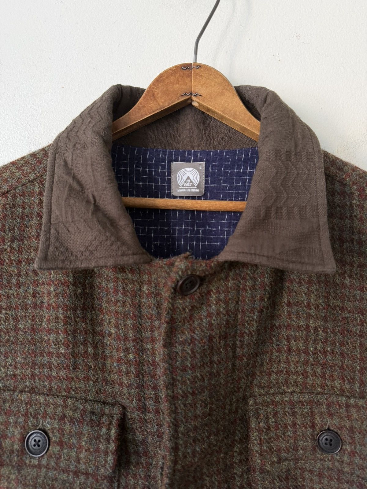 18 East 18 East Houndstooth Wool Lined Hunting Jacket Size US S / EU 44-46 / 1 - 7 Thumbnail