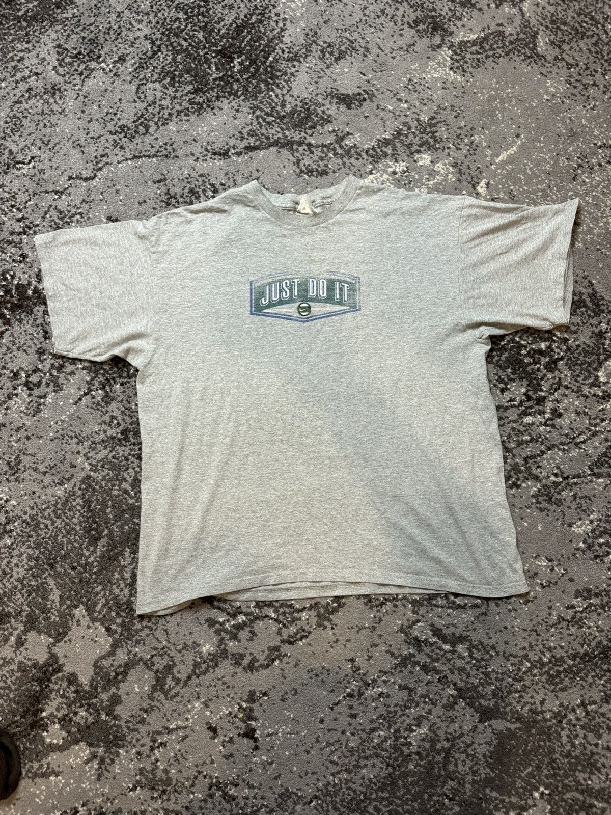 Nike × Vintage Vintage Y2K Nike Just Do It Swoosh Logo T Shirt Size US L / EU 52-54 / 3 - 1 Thumbnail