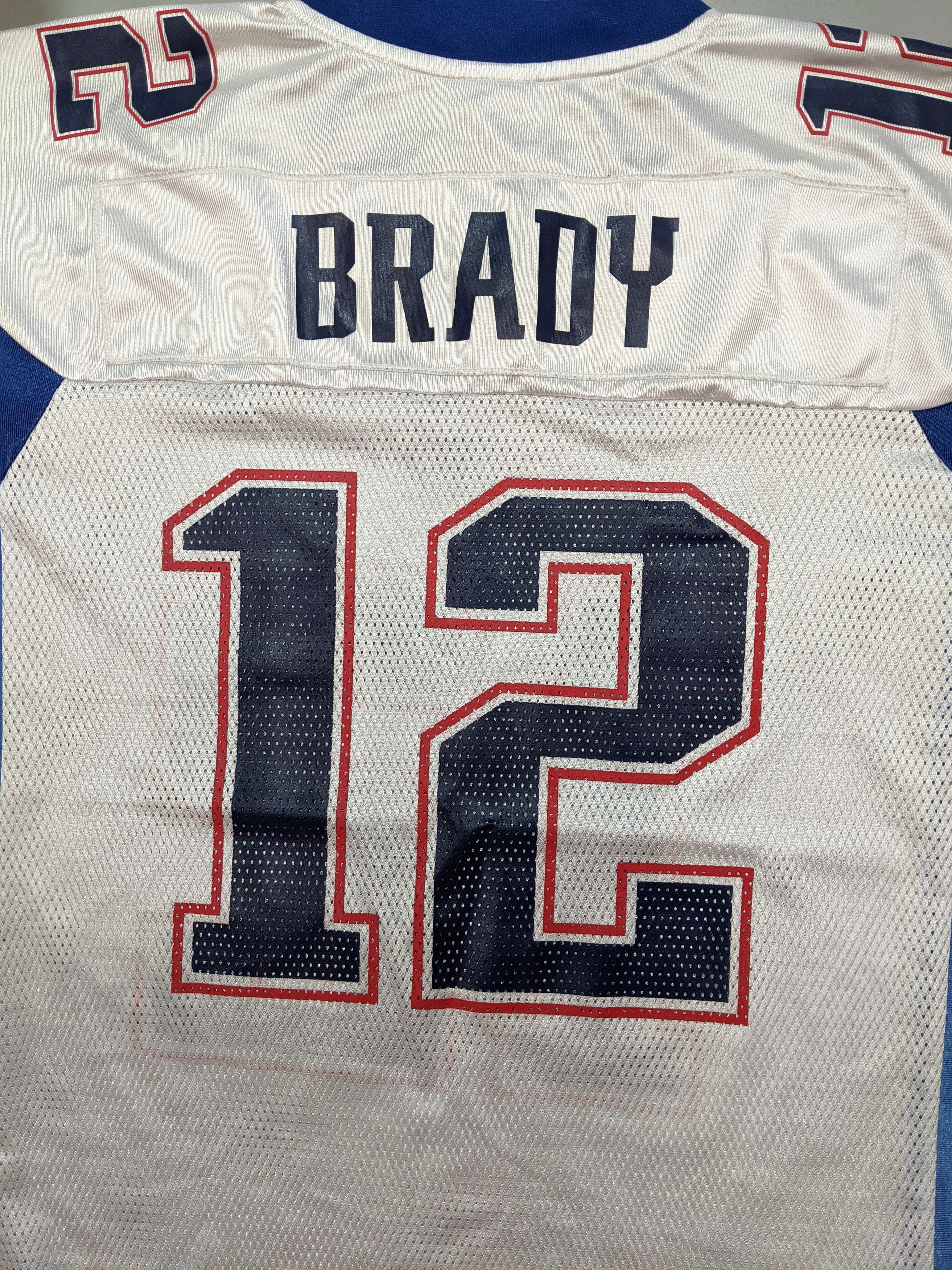 Reebok Rugby Football Jersey TOM BRADY 12 Super Bowl Jersey NEP Size US M / EU 48-50 / 2 - 7 Thumbnail