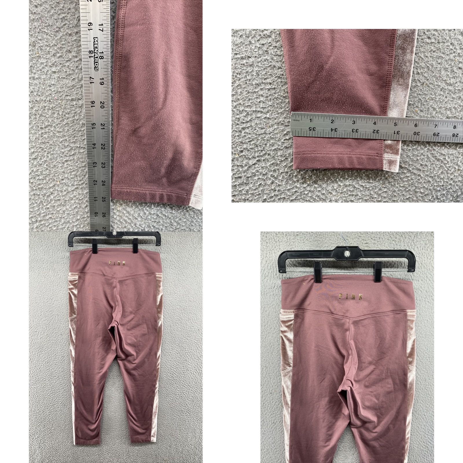 Victoria's Secret Victoria's Secret PINK Cozy Leggings Women's Size L Multicolor Athletic Ankle Pants Girls Mens Womens? Size 36" / US 14 / IT 50 - 8 Thumbnail