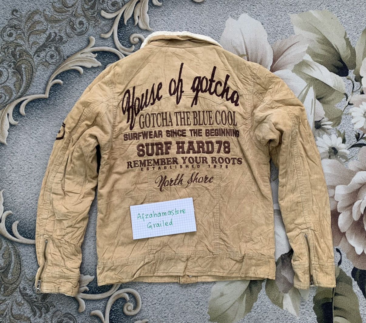 Gotcha Gotcha Embroidered House Of Gotcha Corduroy Jacket Size US M / EU 48-50 / 2 - 2 Thumbnail