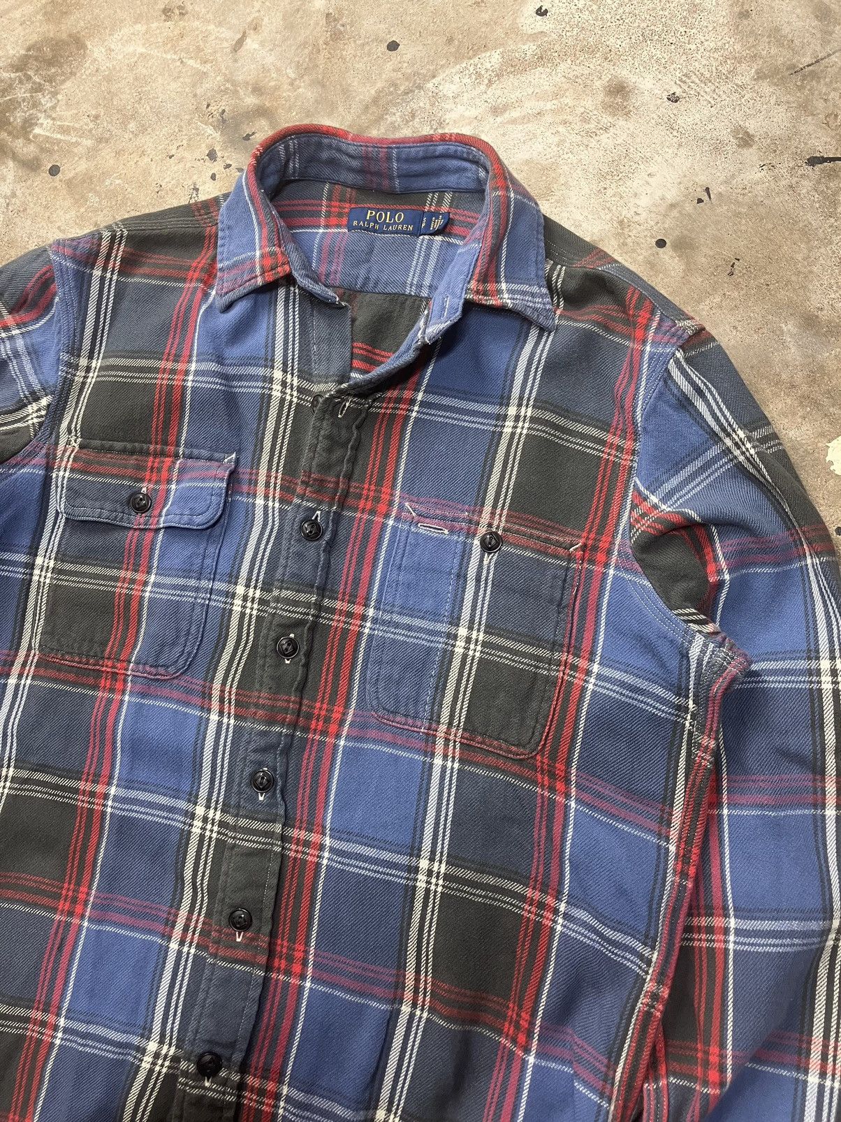 Polo Ralph Lauren × Vintage Polo Ralph Lauren Flannel Shirt Classic Look Size US S / EU 44-46 / 1 - 2 Thumbnail
