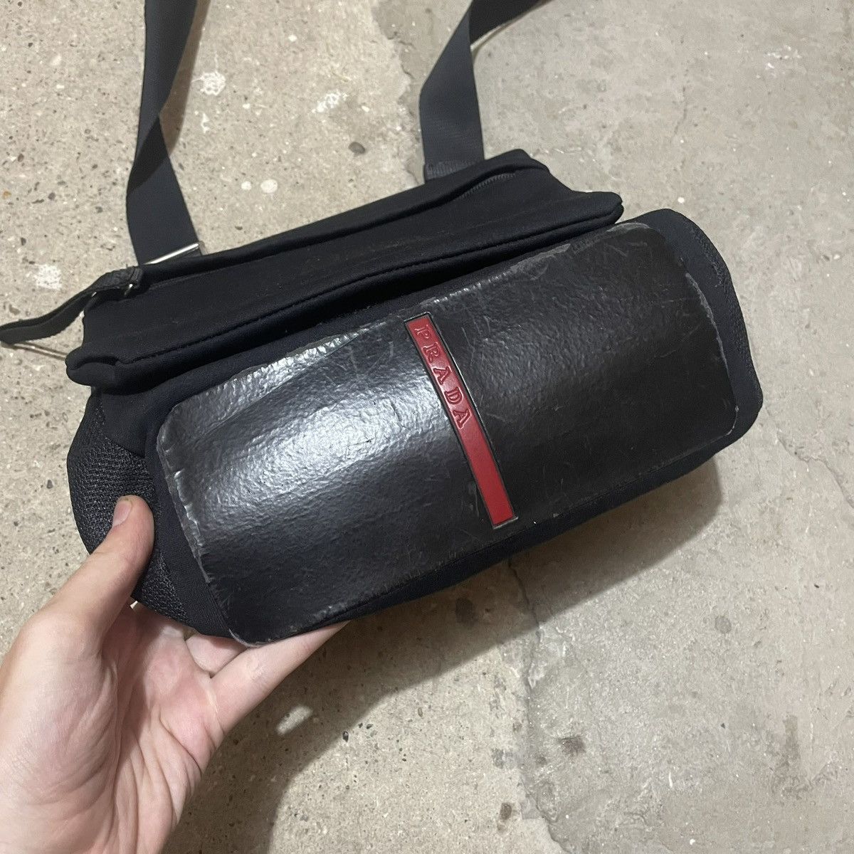 Prada Vintage prada sport tab messenger bag Size ONE SIZE - 3 Thumbnail