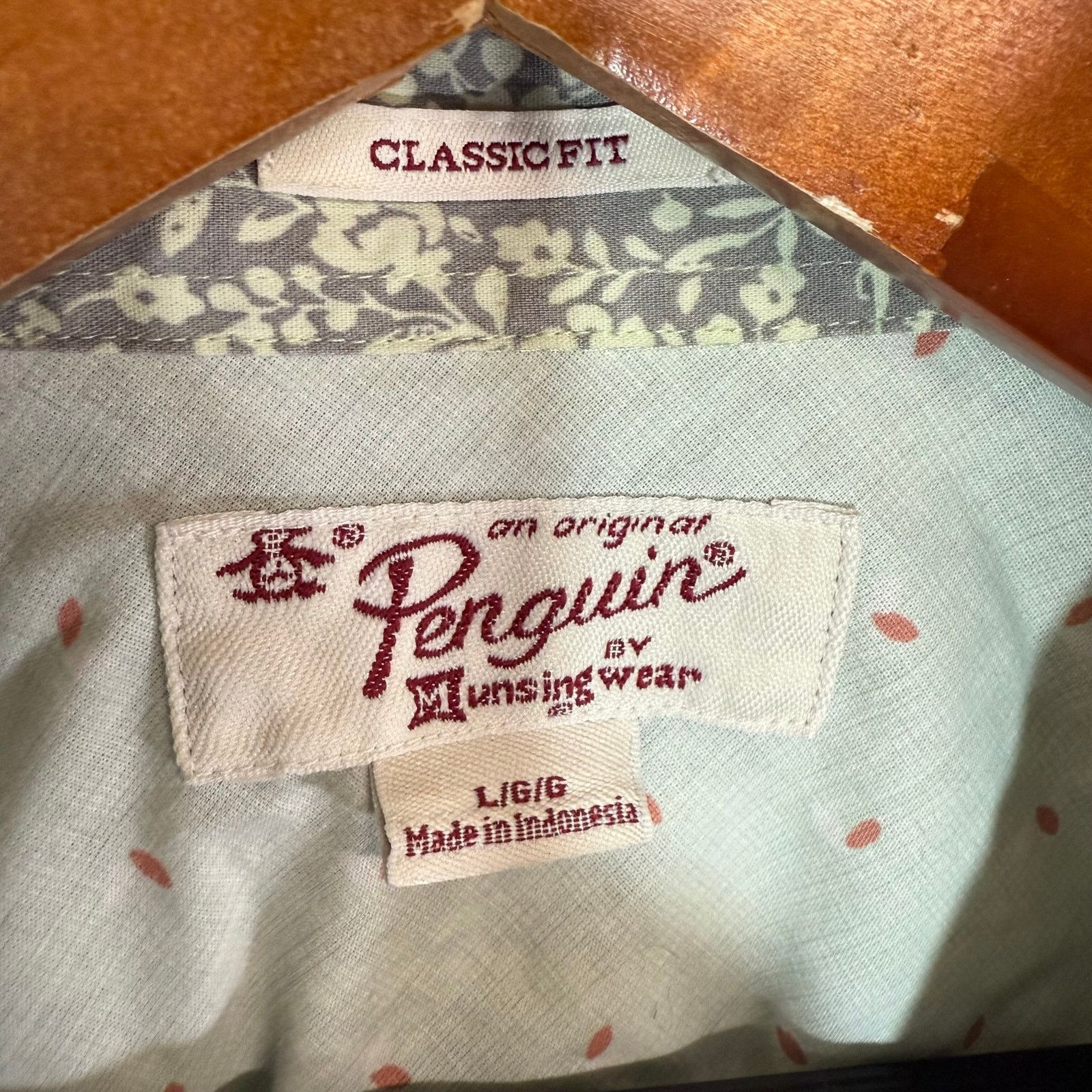 Original Penguin Penguin Large Classic Fit Shirt Munsingwear Buttoned Work Size US L / EU 52-54 / 3 - 4 Thumbnail